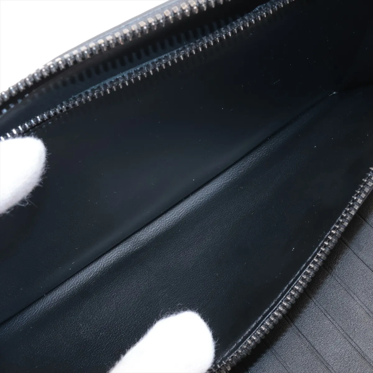 LV Aerogram Zippy Wallet Vertical M81743 Noir Round Zip Wallet (RFID detected) — view 7