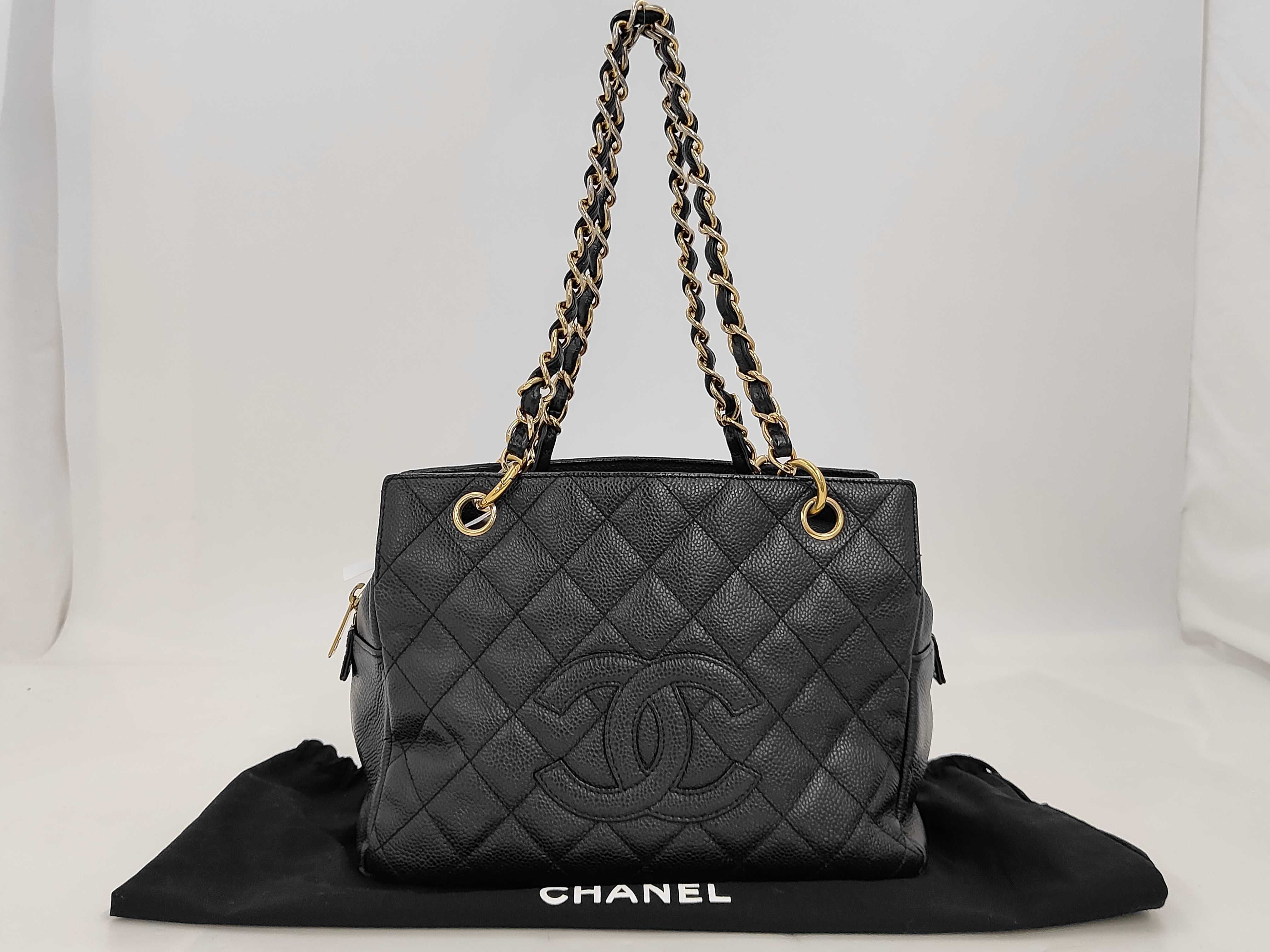 Matelassé Caviar Skin Chain Shoulder Bag (with original seal) 1912658