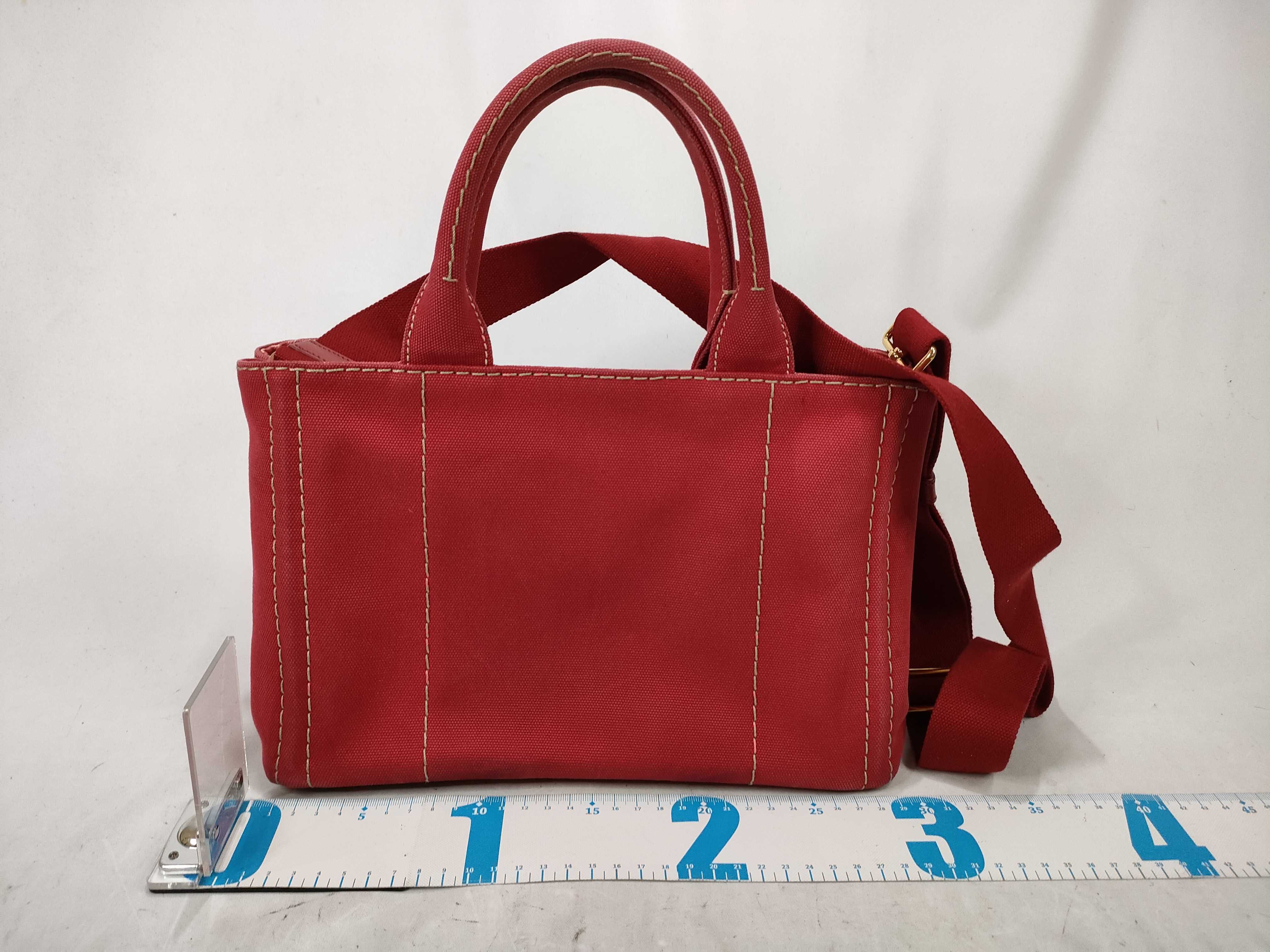 Canvas Red Handbag — view 2