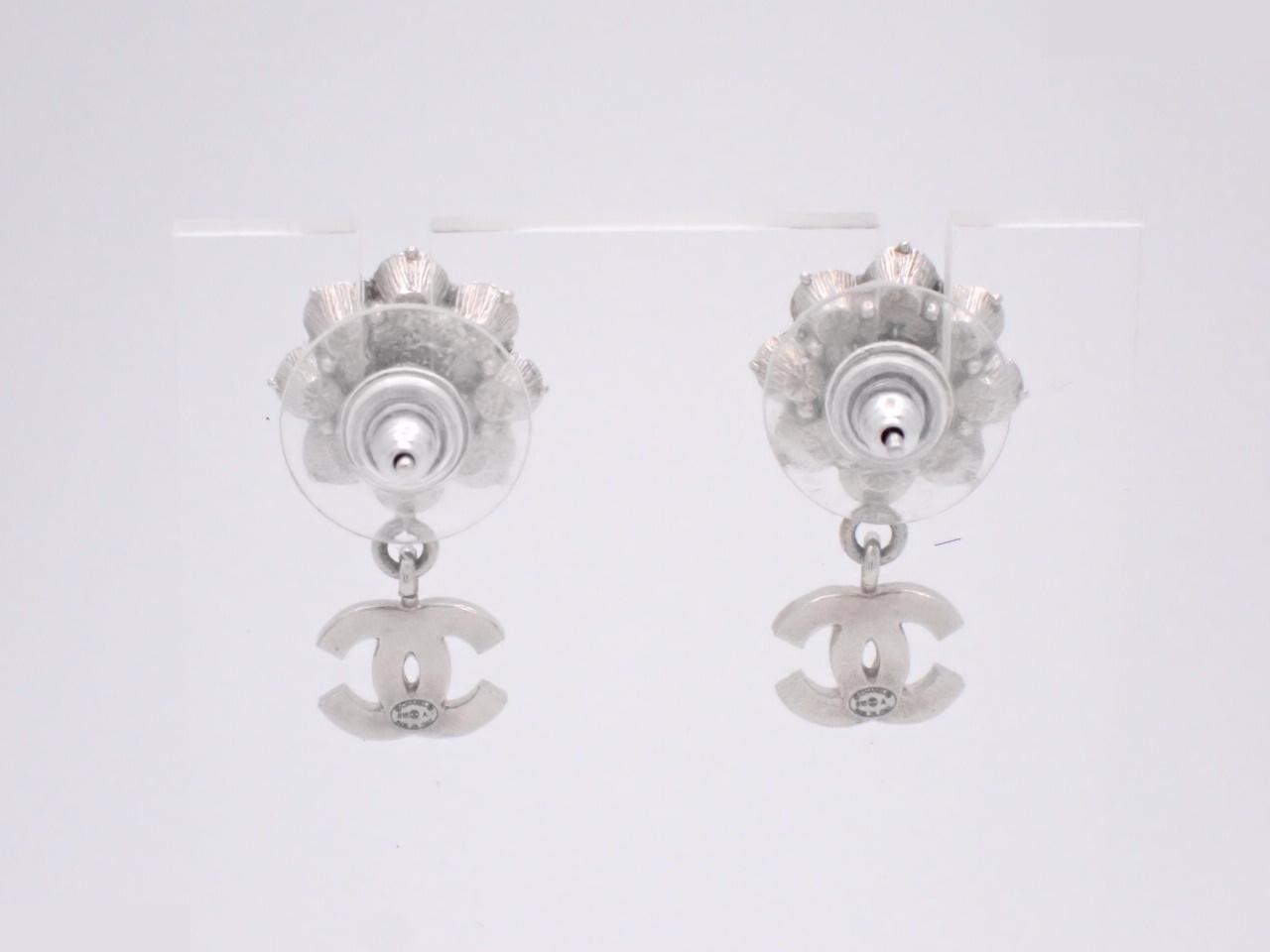 Coco Mark Silver Earrings B15A — view 2
