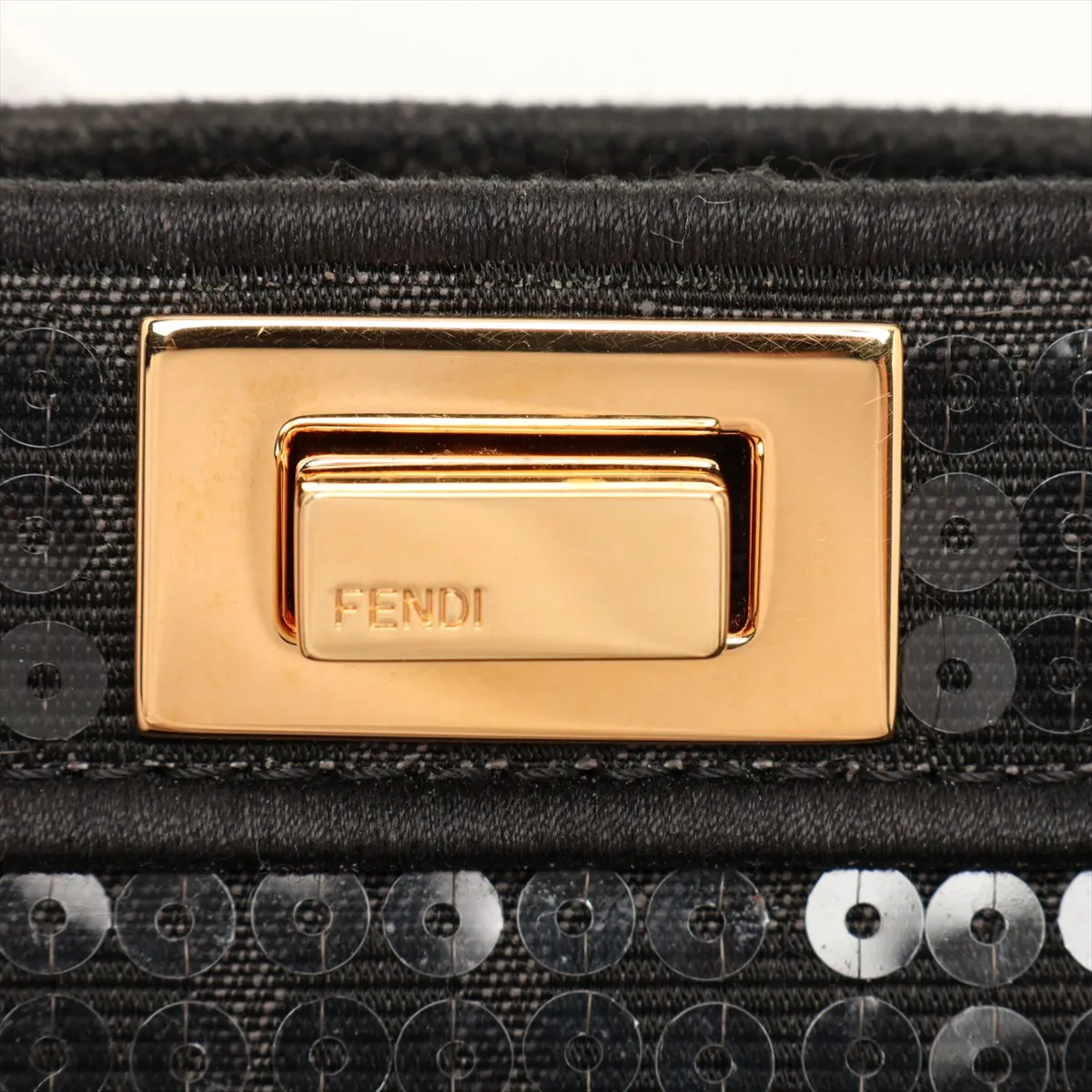 Zucca Peekaboo I.U Mini Sequin x Canvas 2-Way Handbag, Black 8BN335 — view 10