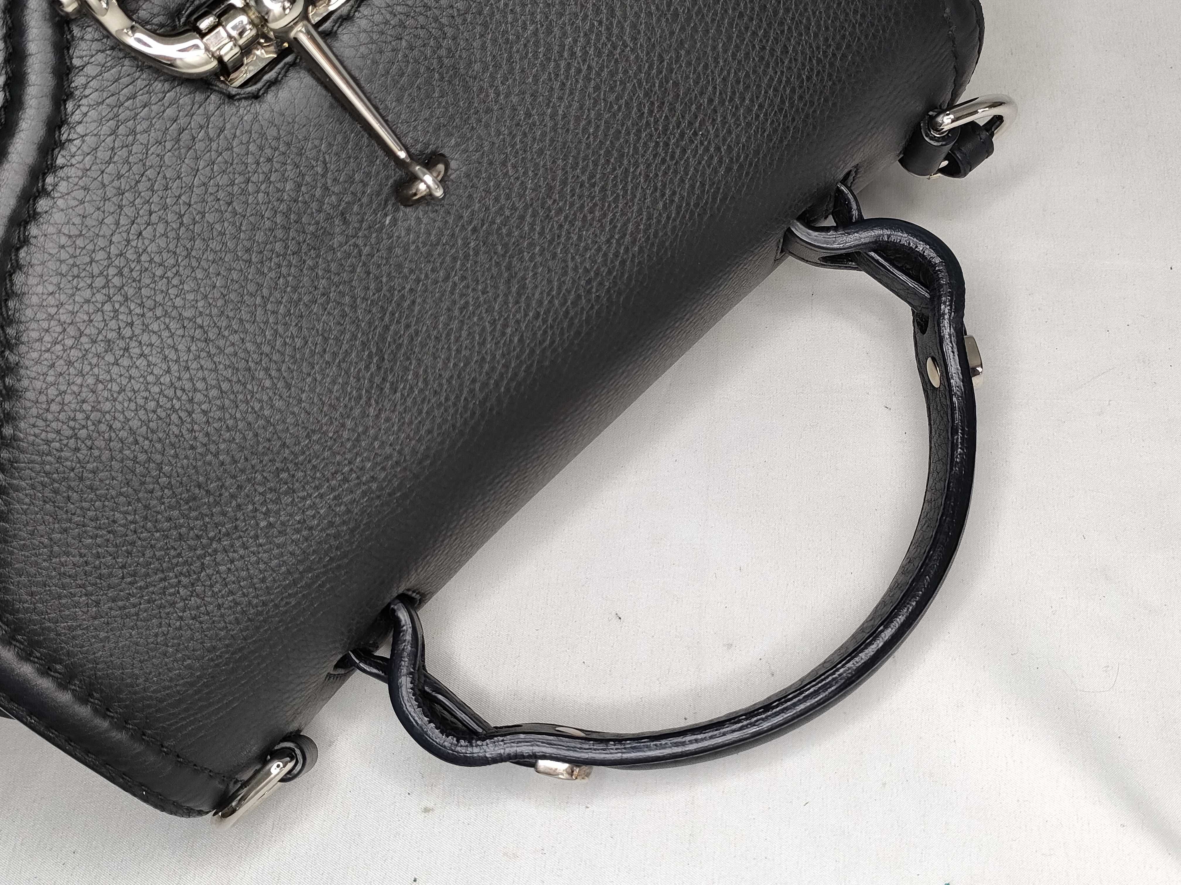 Bamboo Gucci Horsebit 2-way Handbag — view 3