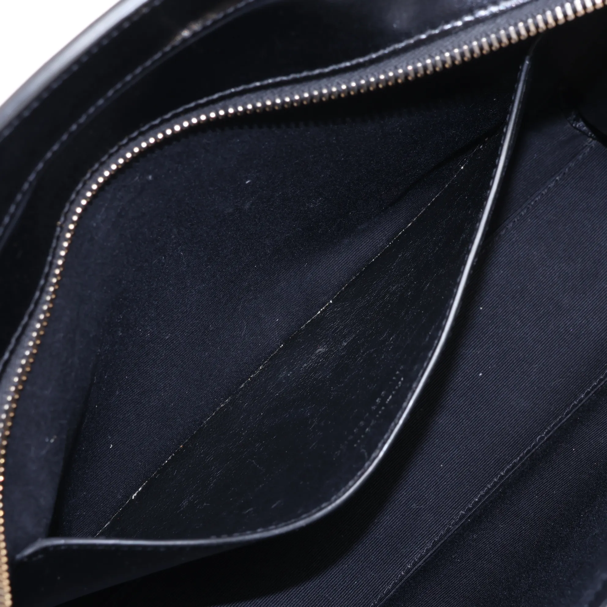 Uptown Leather Handbag, Black, 557653 — view 9