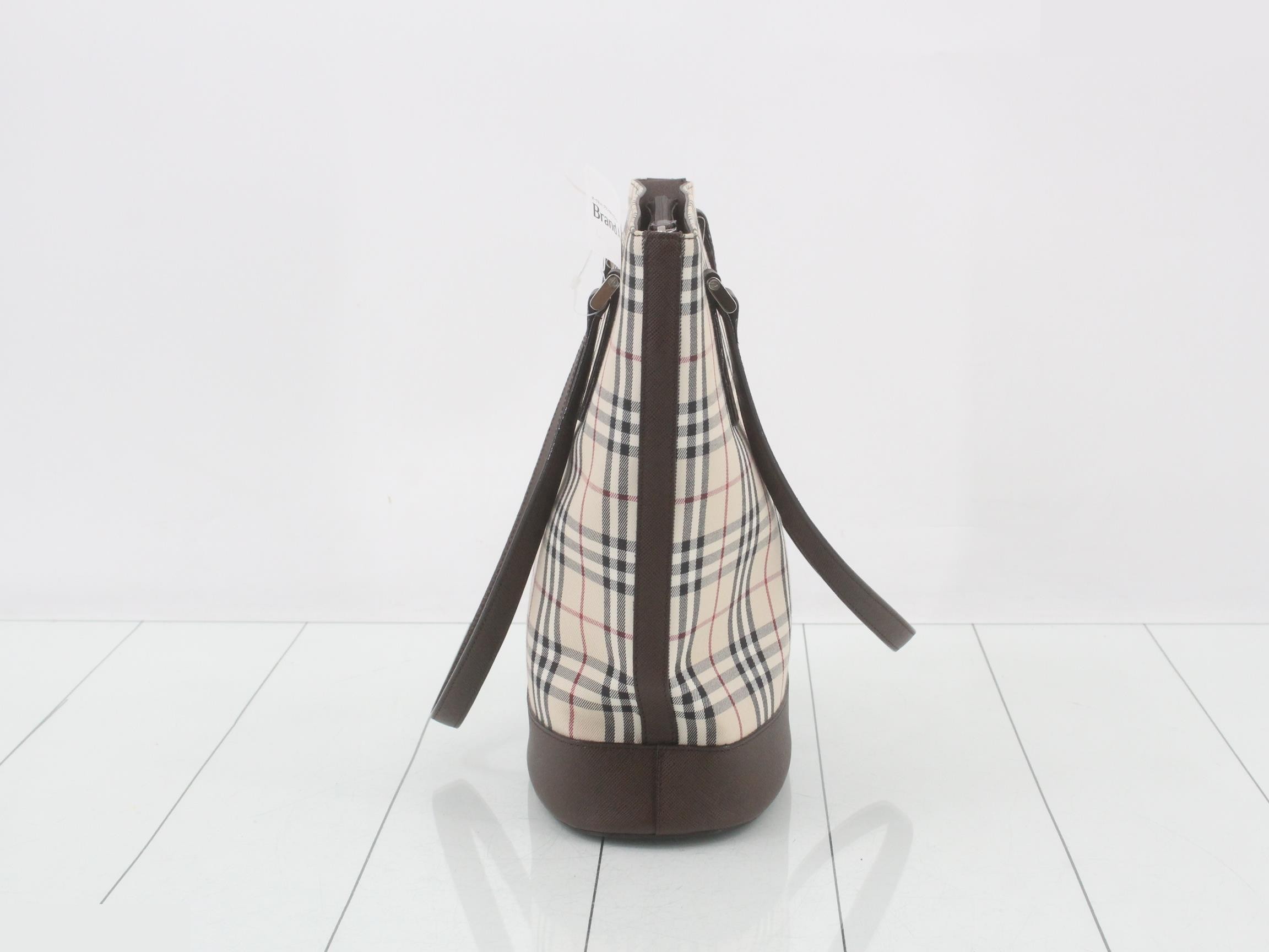 Nova Check Tote Bag — view 4
