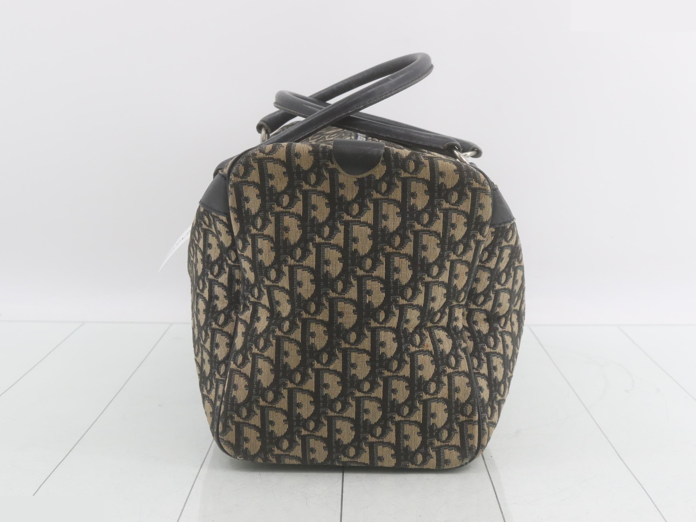 Trotter Boston Bag, Navy — view 3