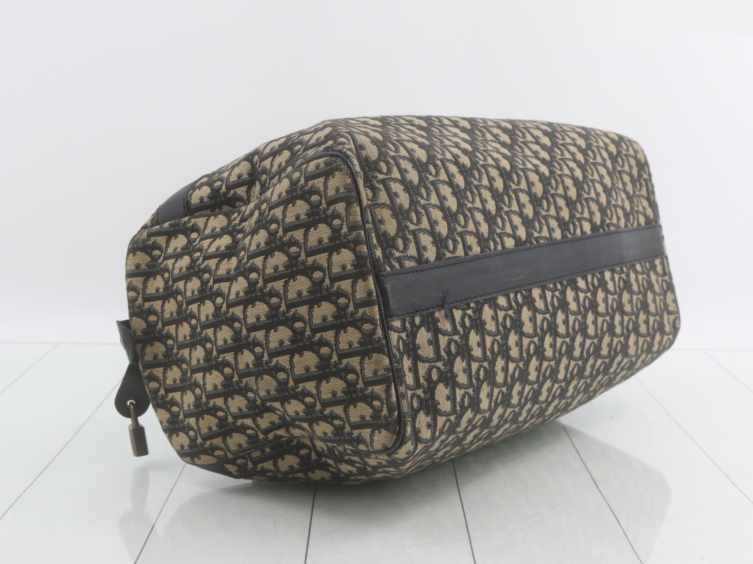 Trotter Boston Bag, Navy — view 5