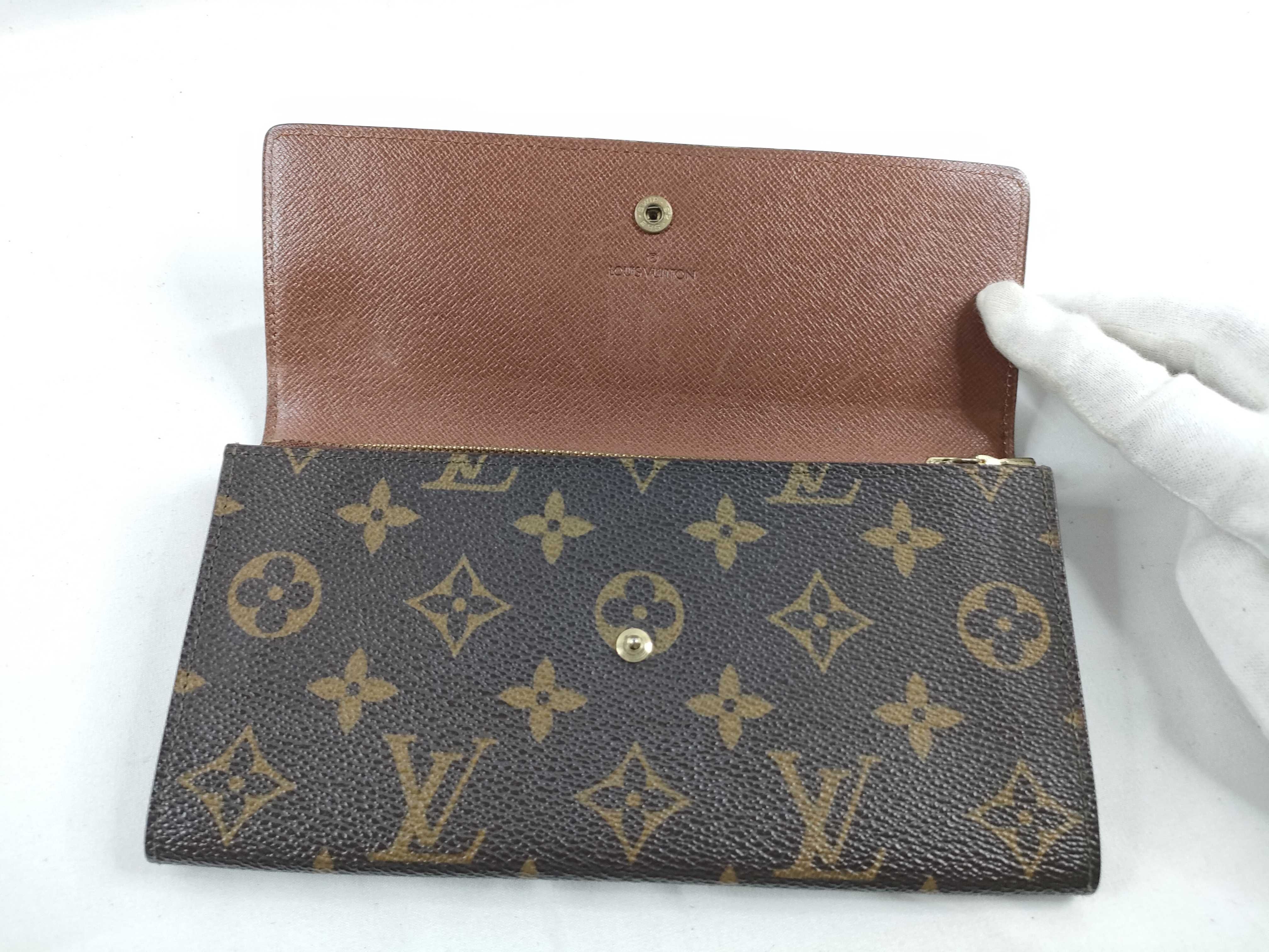 Monogram Louis Vuitton Monogram Long Wallet — view 8