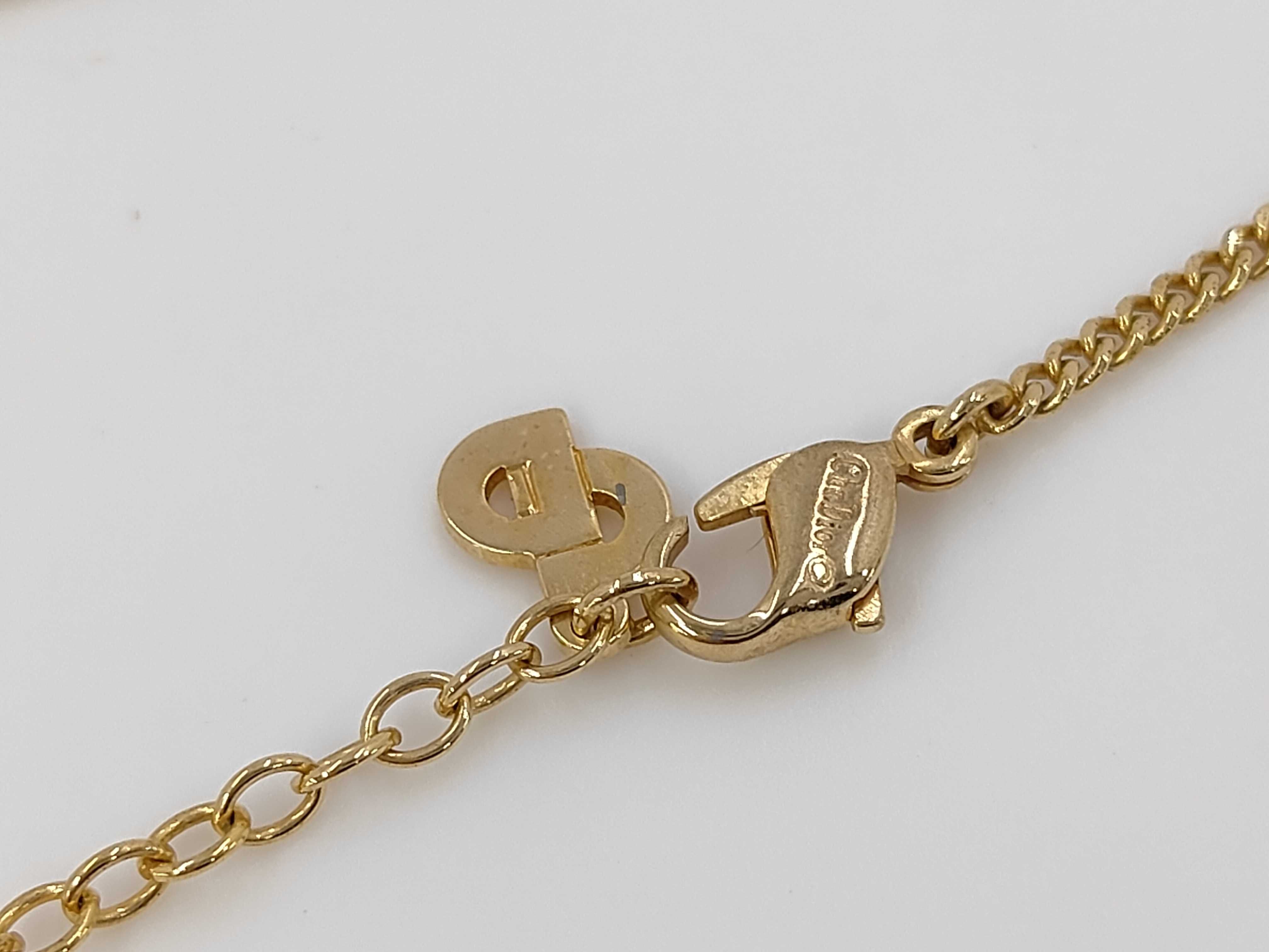 Rhinestone Logo Necklace — view 4