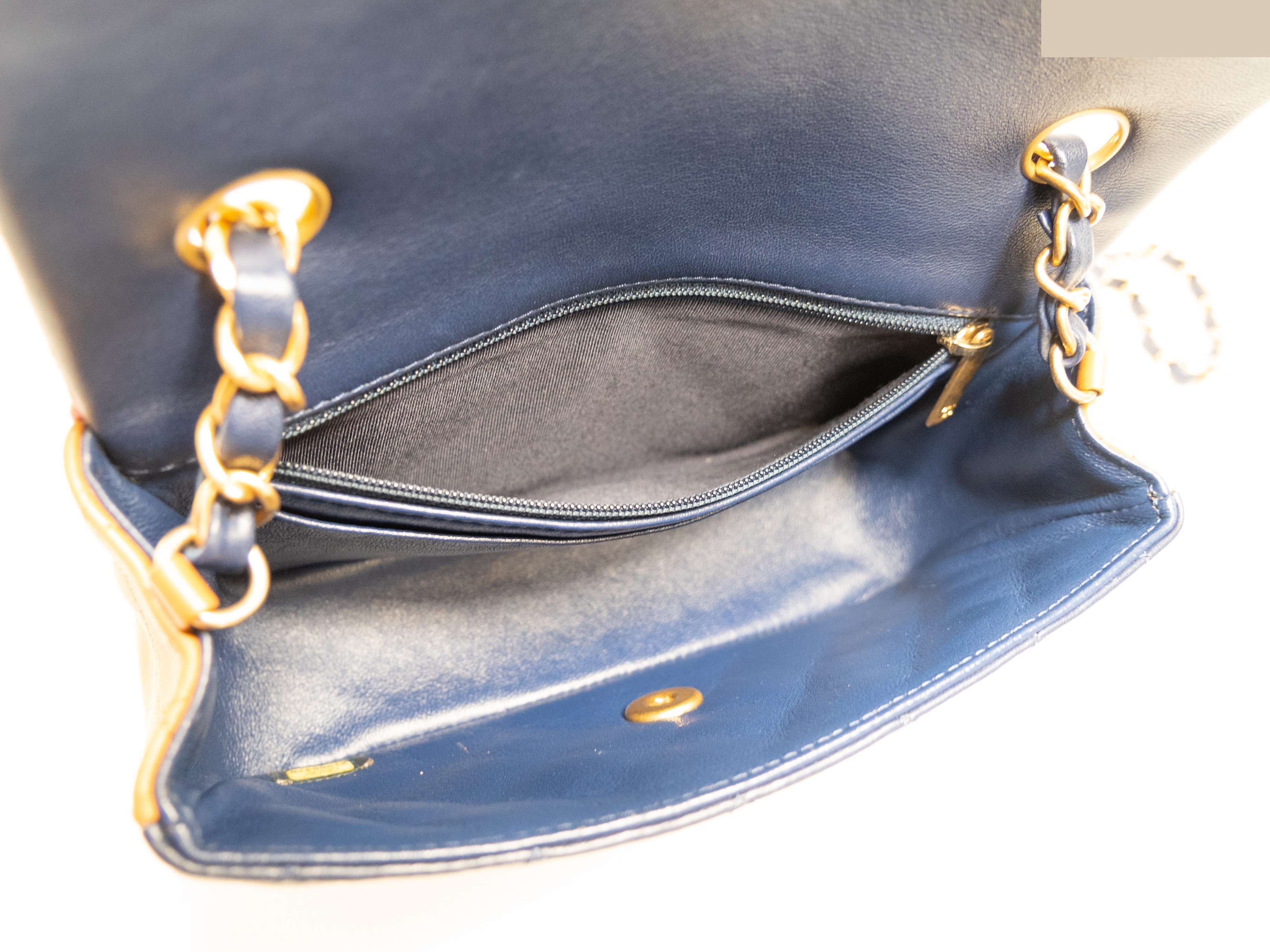 Mini Matelassé Seal Lambskin — view 12