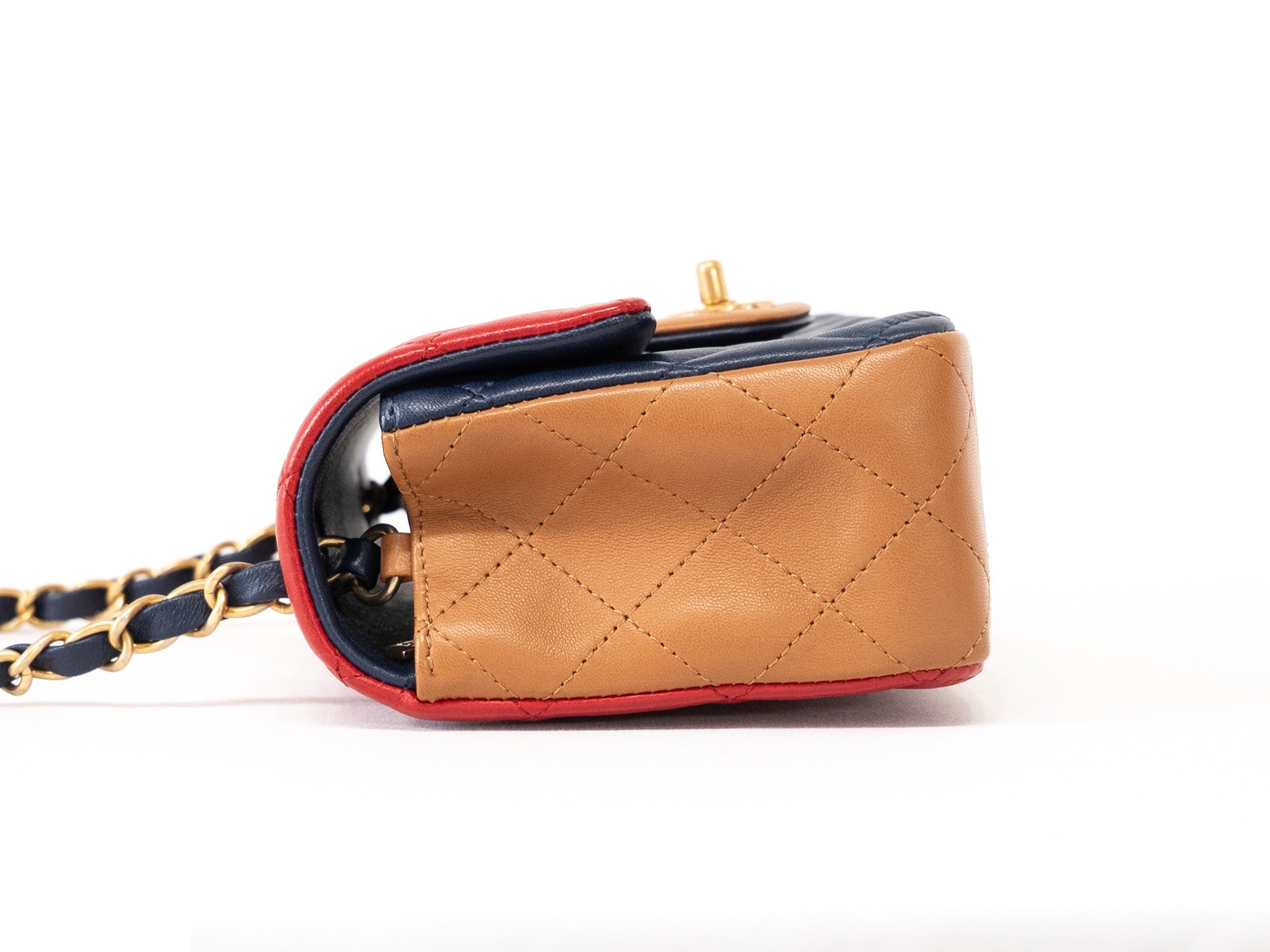 Mini Matelassé Seal Lambskin — view 4