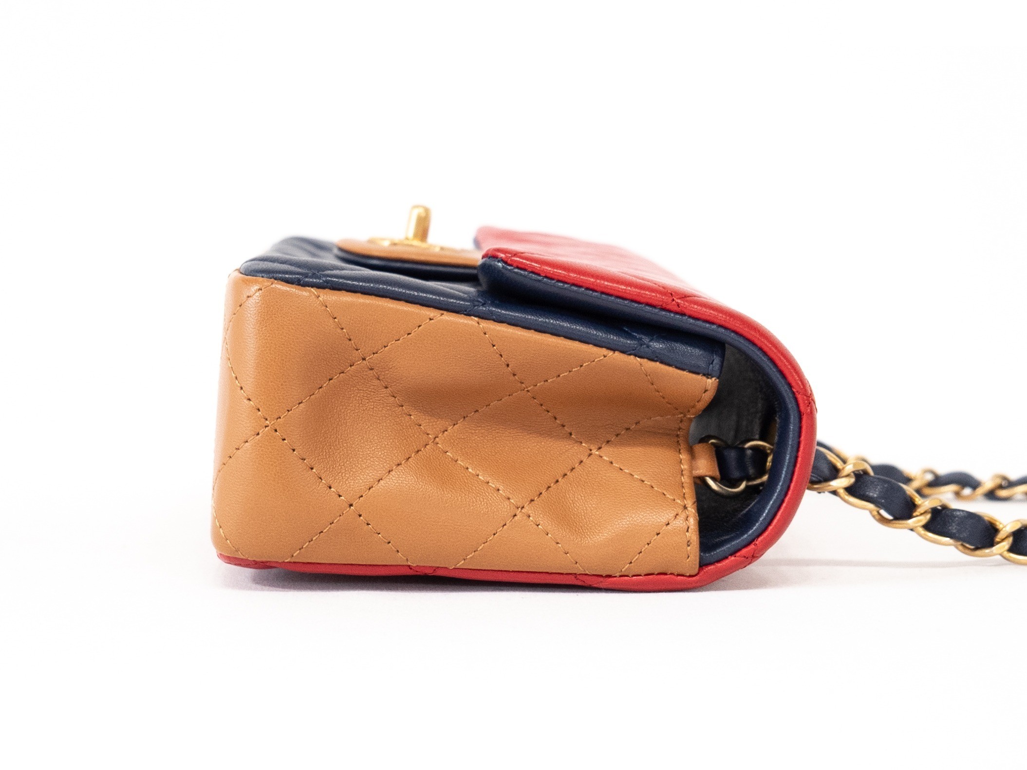 Mini Matelassé Seal Lambskin — view 6