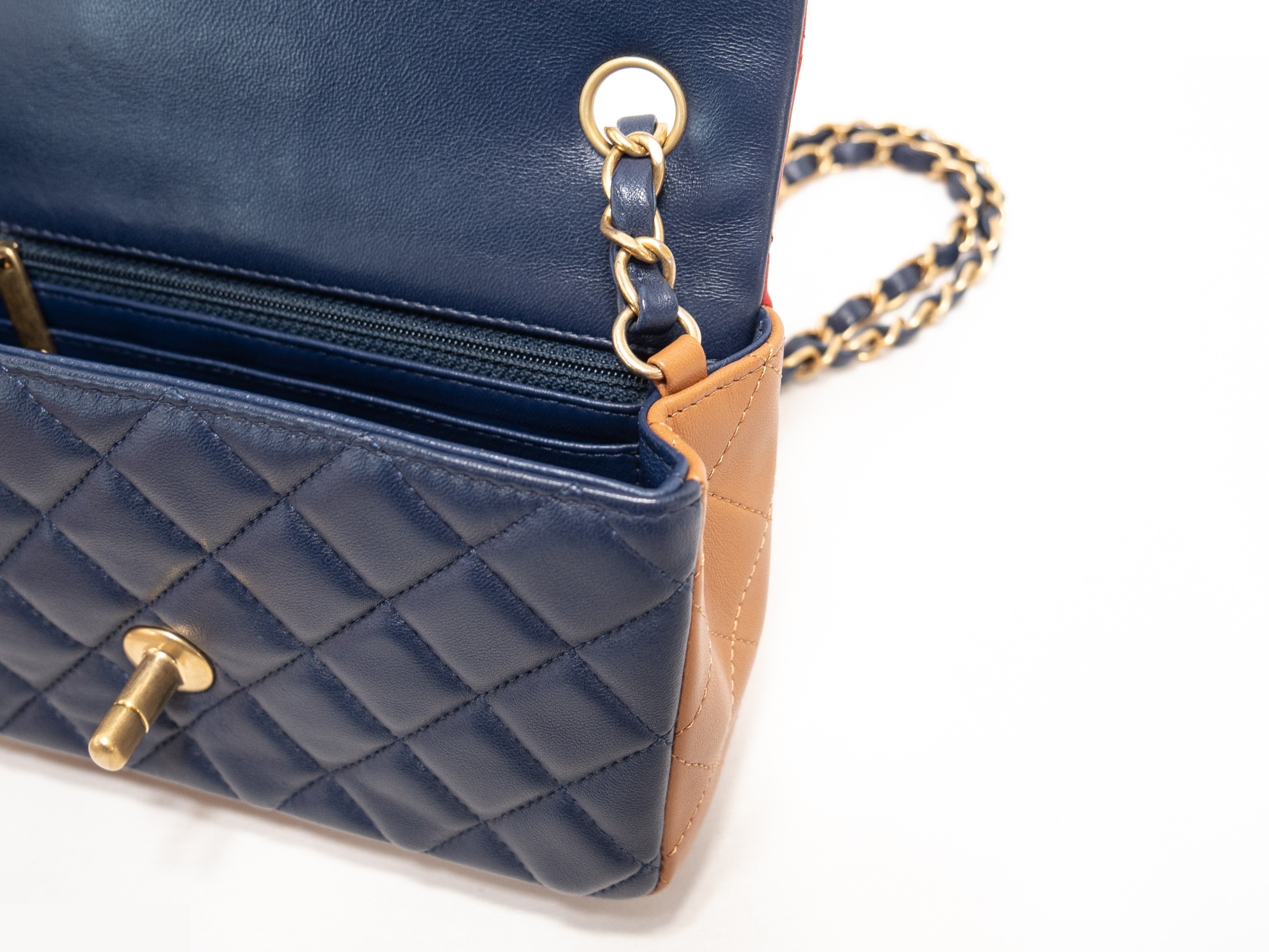Mini Matelassé Seal Lambskin — view 10