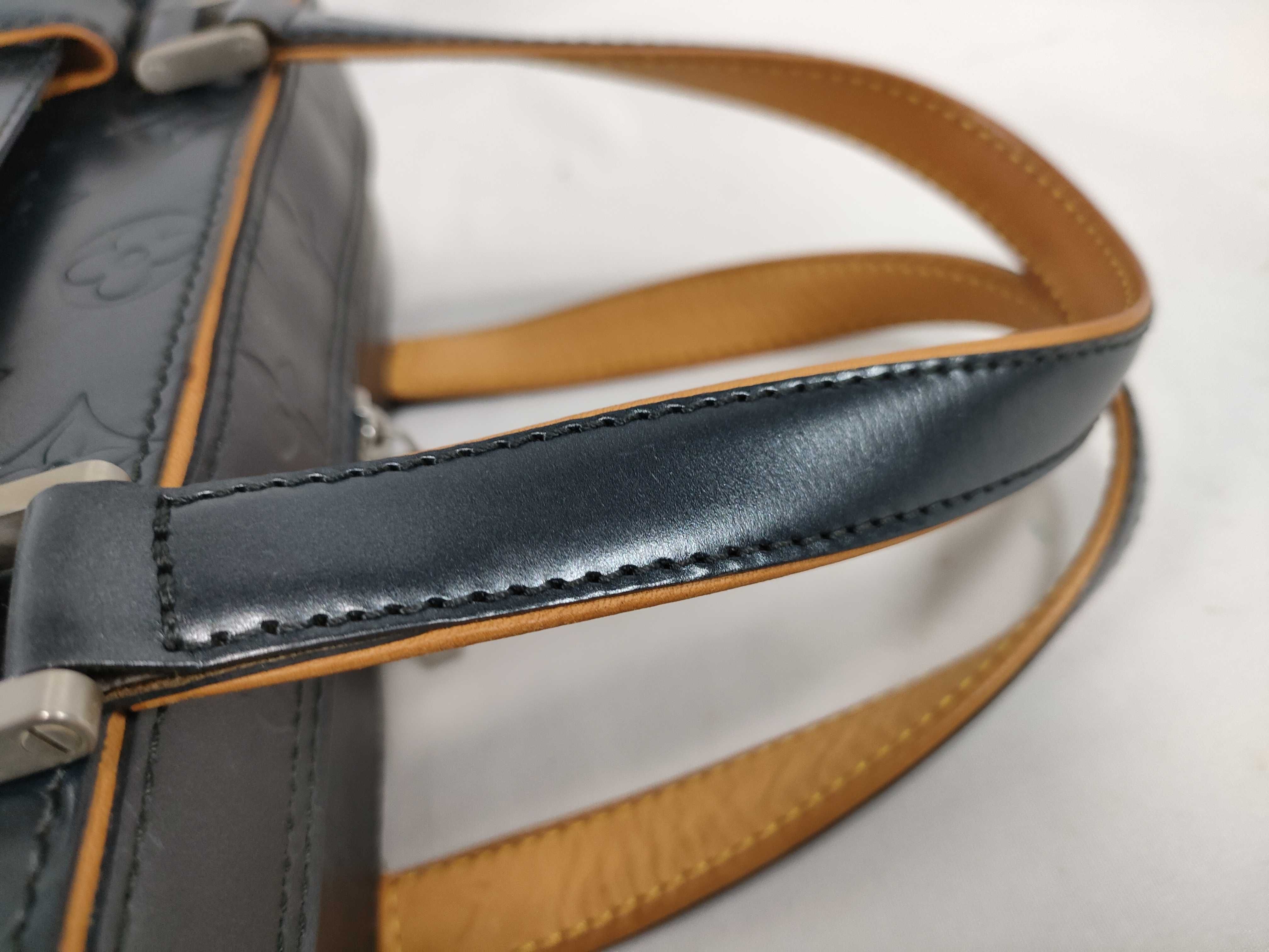 Monogram Matte Shelton M55172 TH0093 Blue Handbag — view 3