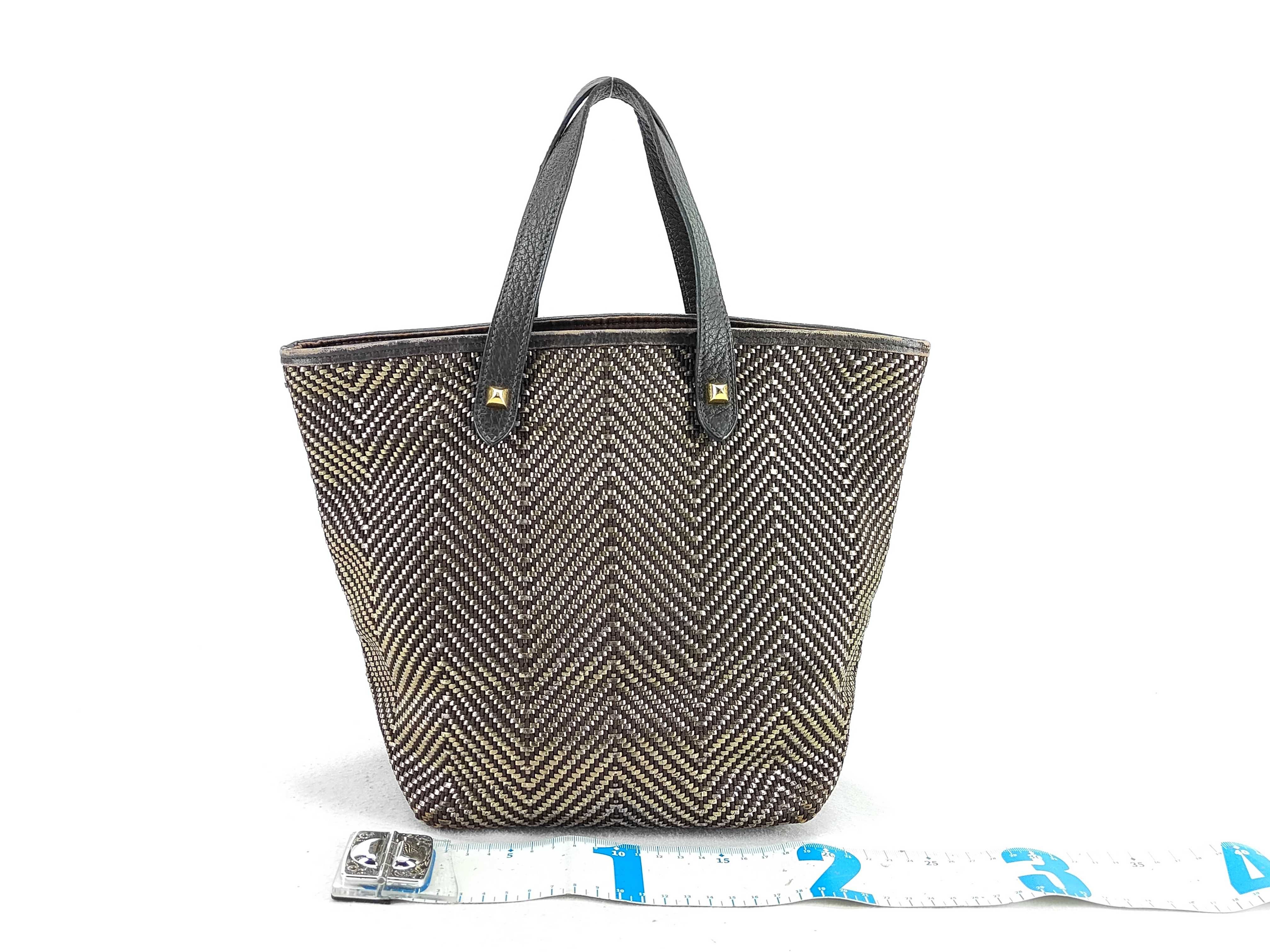 Cabas Chennai PM L stamp tote bag — view 2