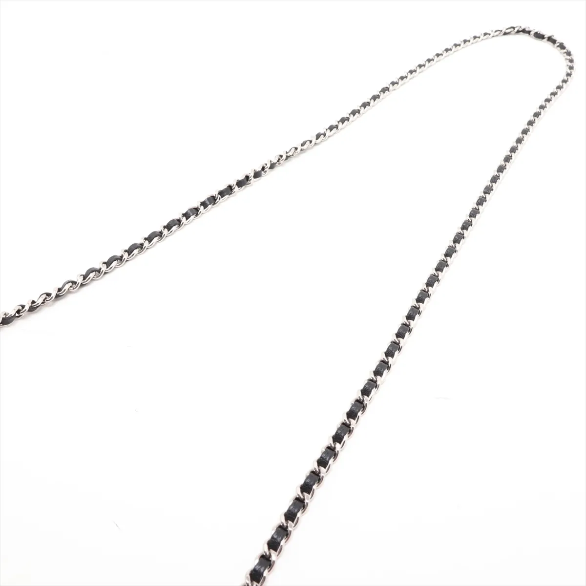 Matelassé Lambskin Chain Wallet, Black with Silver Hardware, 31099129, Serial Number 31 — view 5