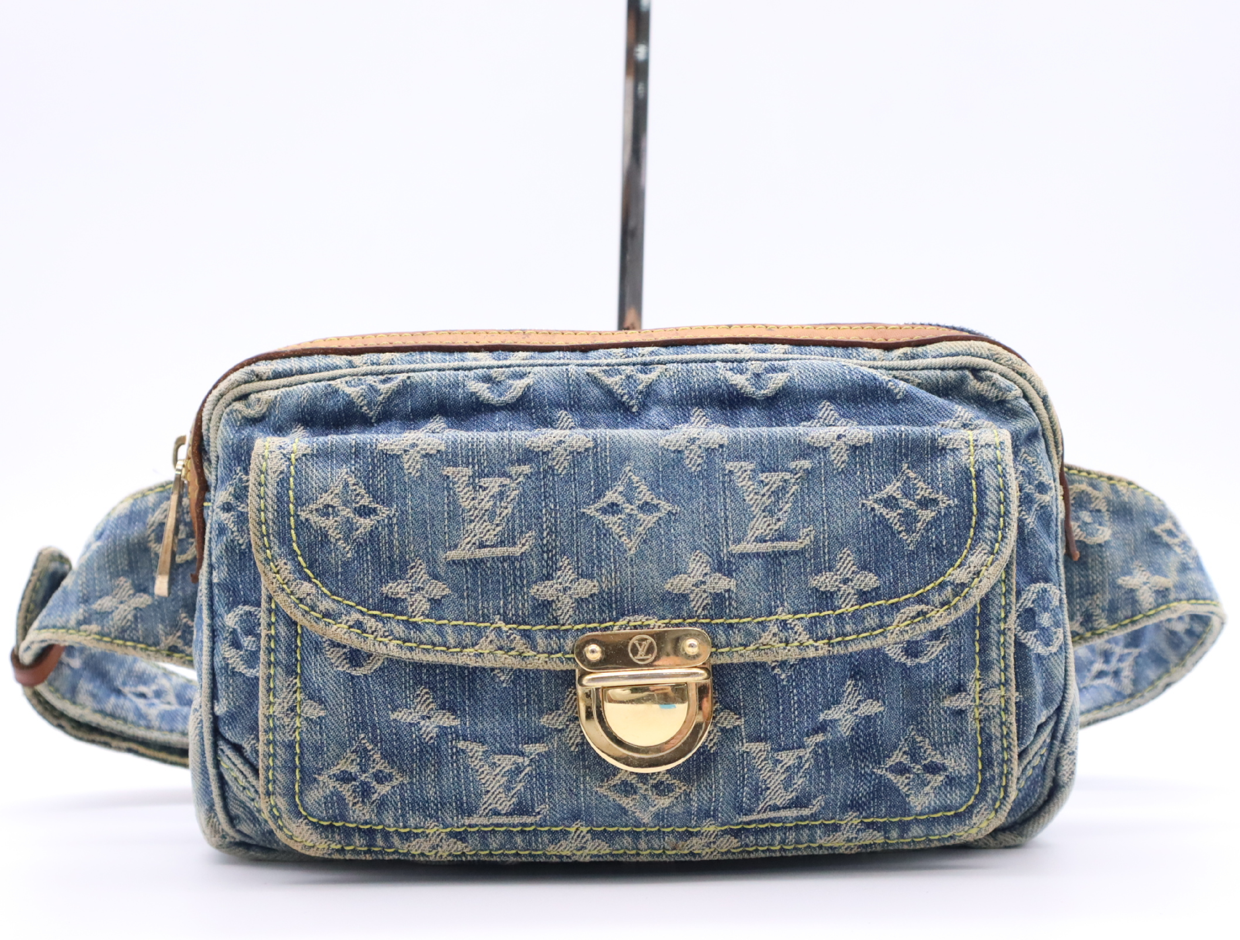 M95347 Monogram Denim Bum Bag Blue Waist Bag