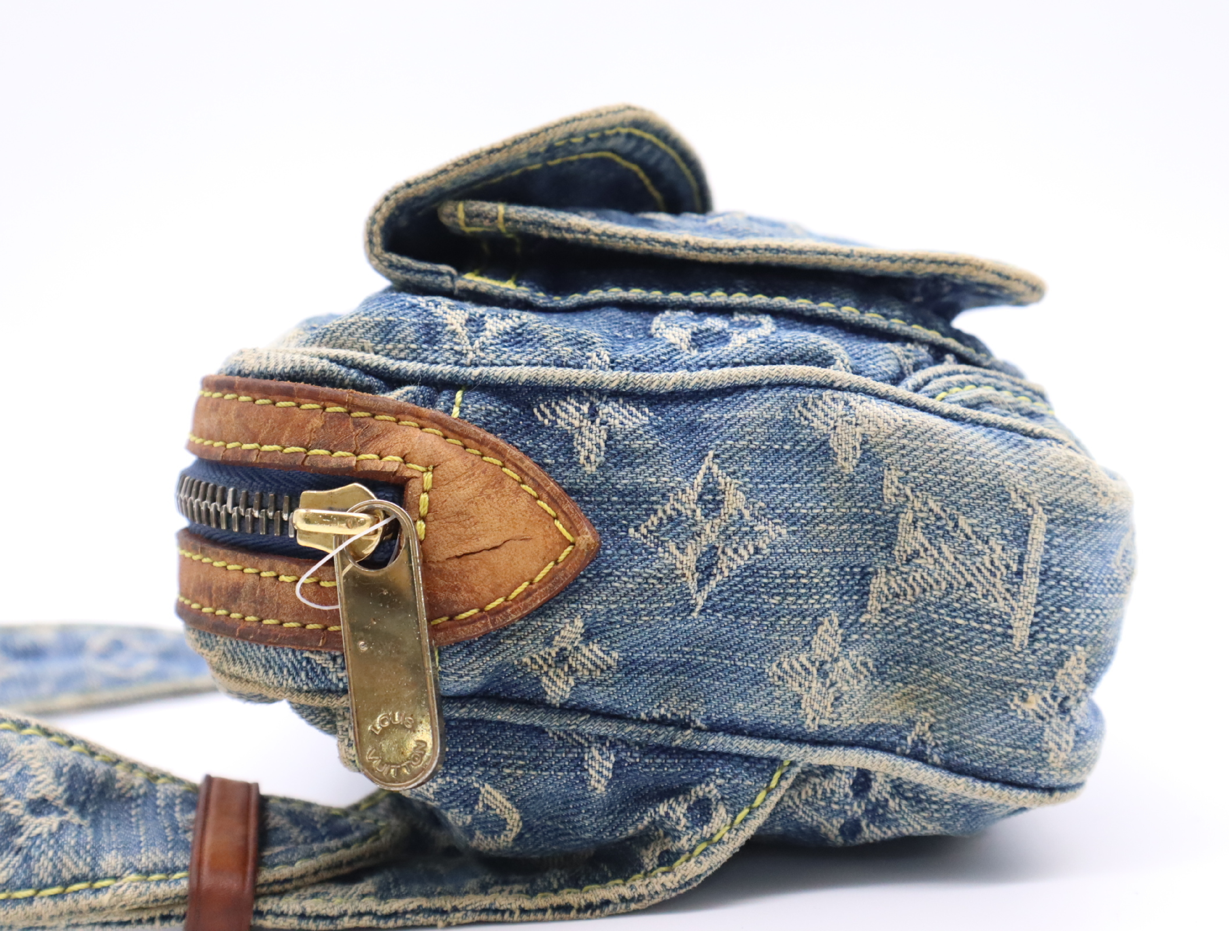 M95347 Monogram Denim Bum Bag Blue Waist Bag — view 3
