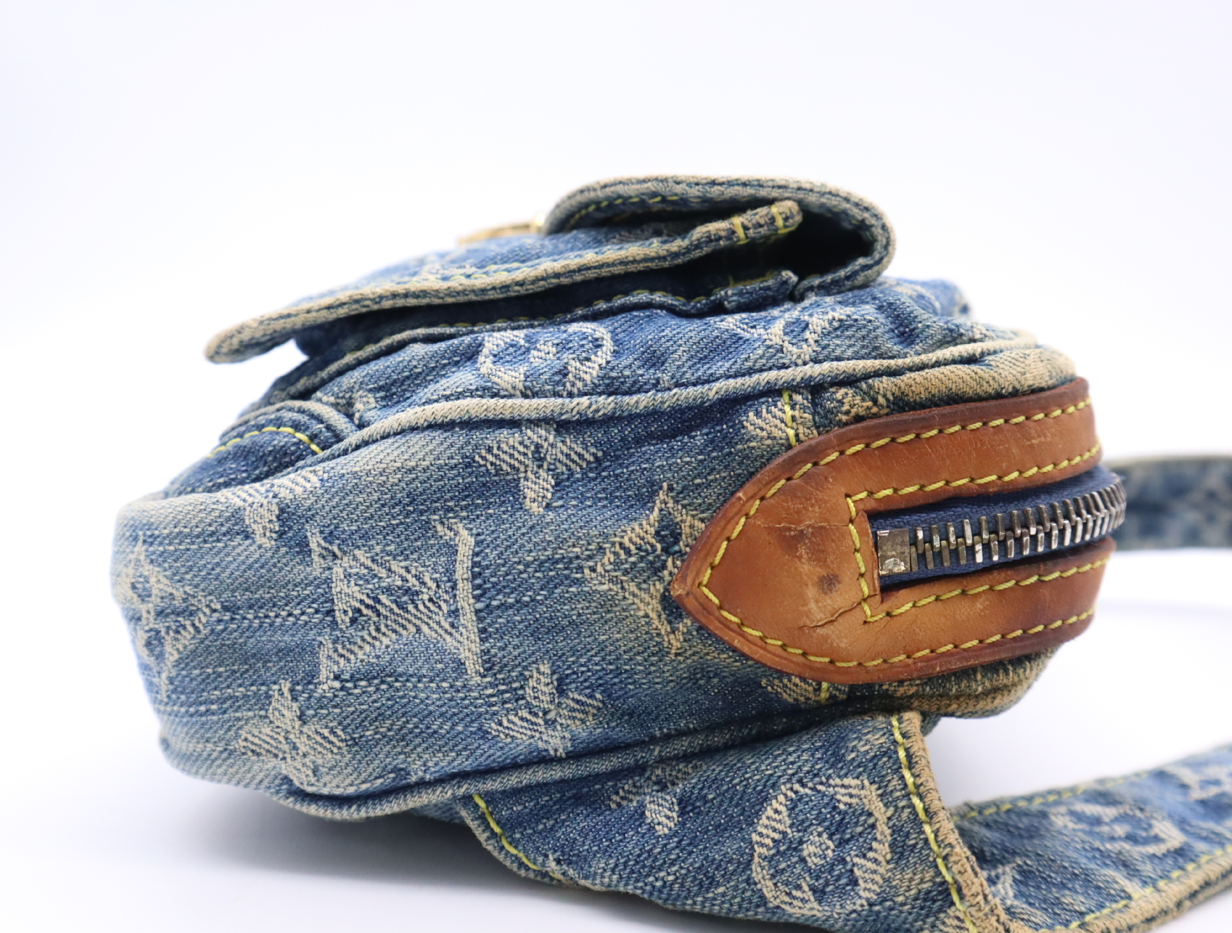 M95347 Monogram Denim Bum Bag Blue Waist Bag — view 5