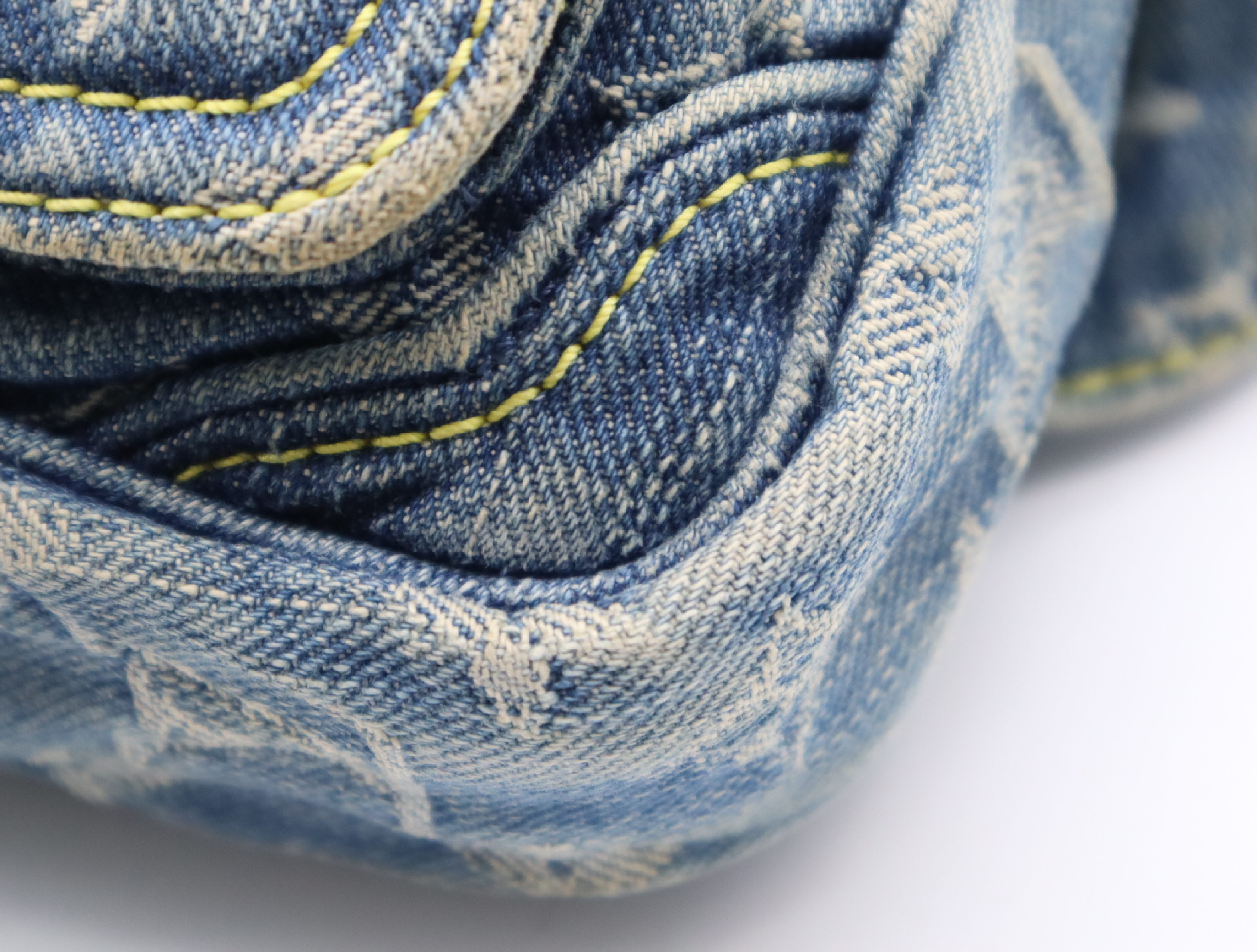 M95347 Monogram Denim Bum Bag Blue Waist Bag — view 7