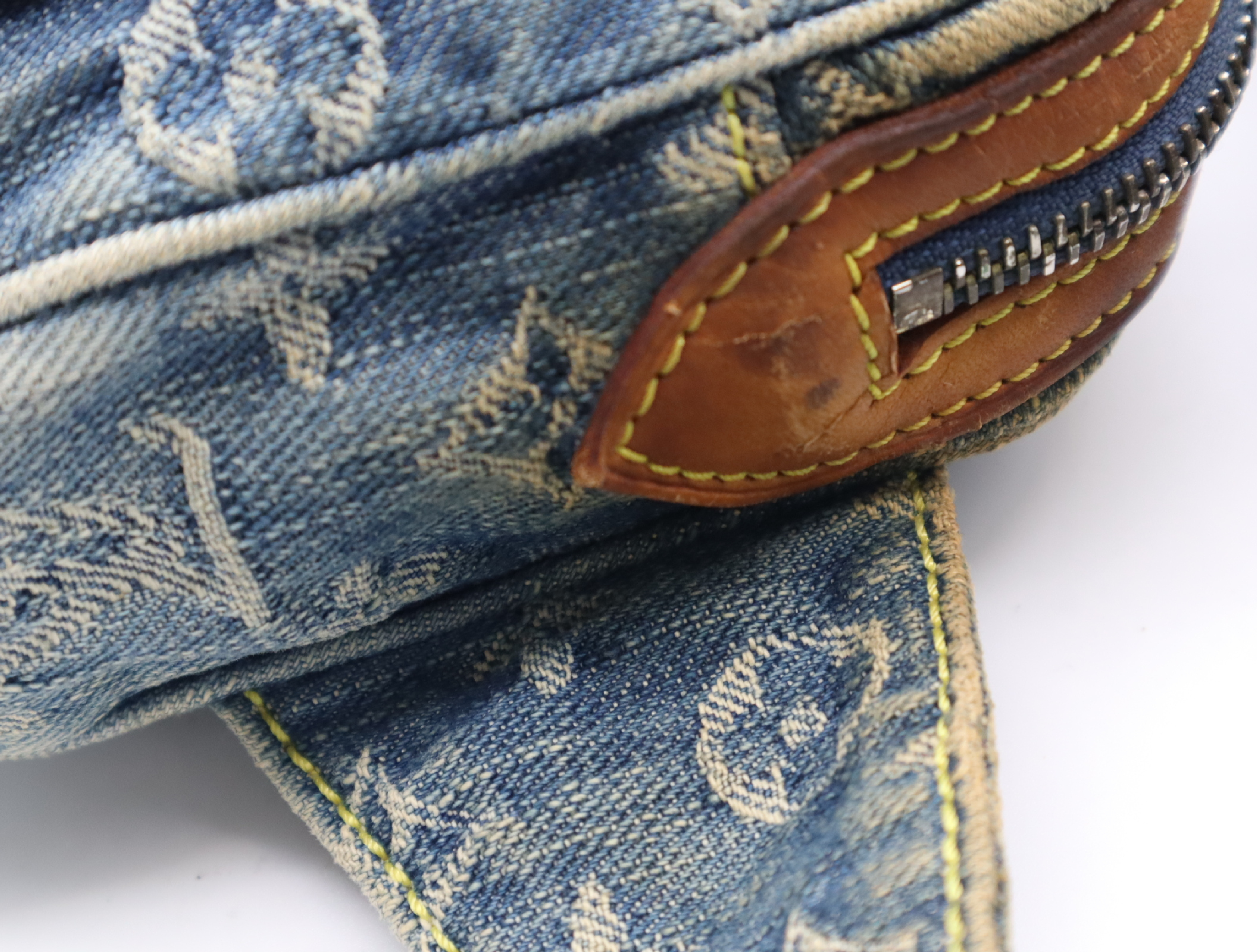 M95347 Monogram Denim Bum Bag Blue Waist Bag — view 8