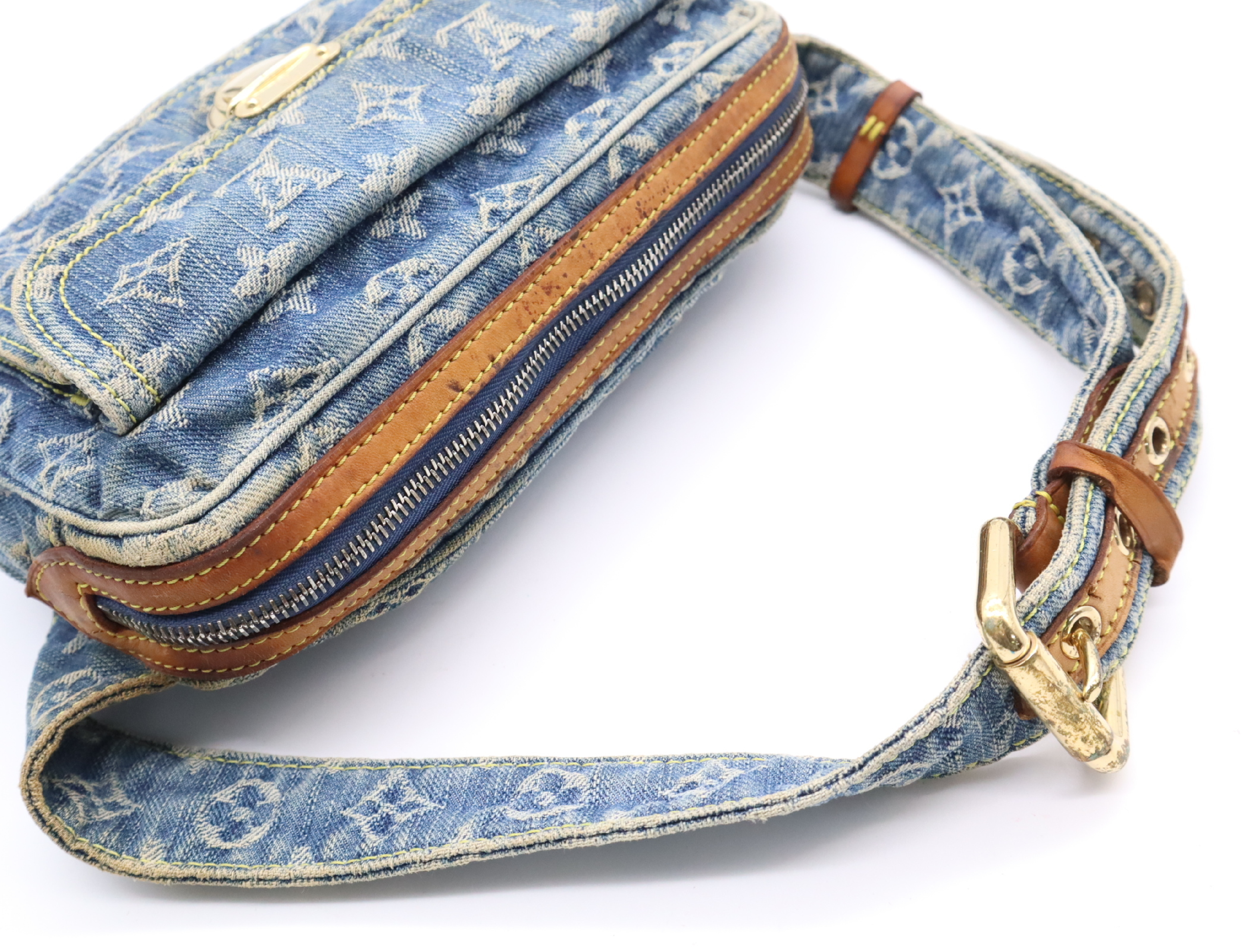 M95347 Monogram Denim Bum Bag Blue Waist Bag — view 10