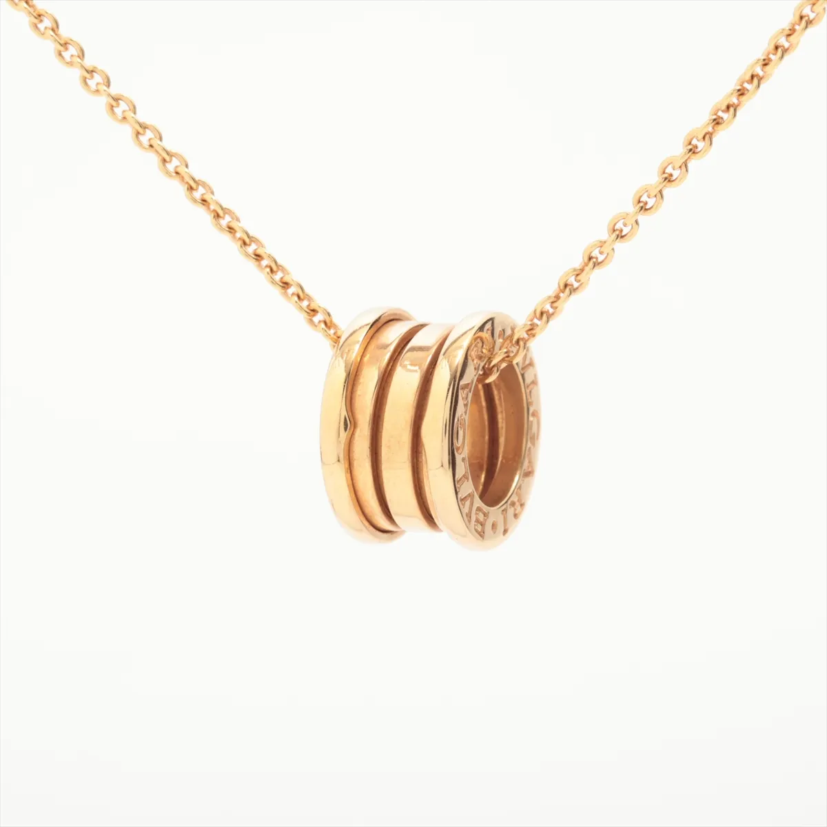 B.zero1 Necklace, 750 (PG), 13.8g, slight wear on engraving, box for pendant.