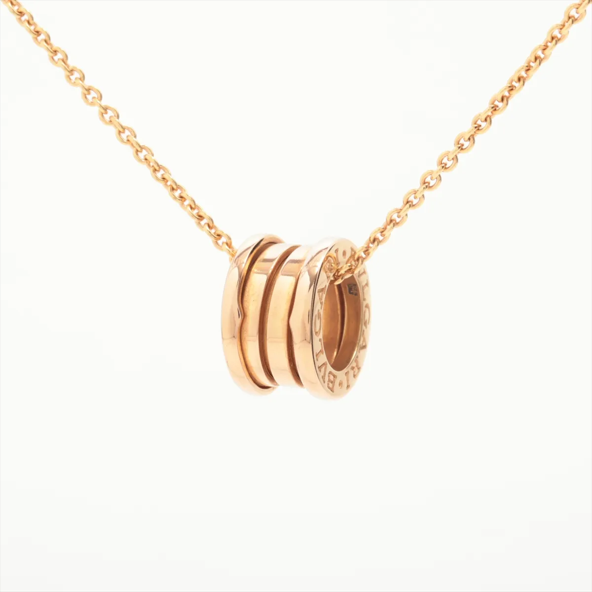 B.zero1 Necklace, 750 (PG), 13.8g, slight wear on engraving, box for pendant. — view 2