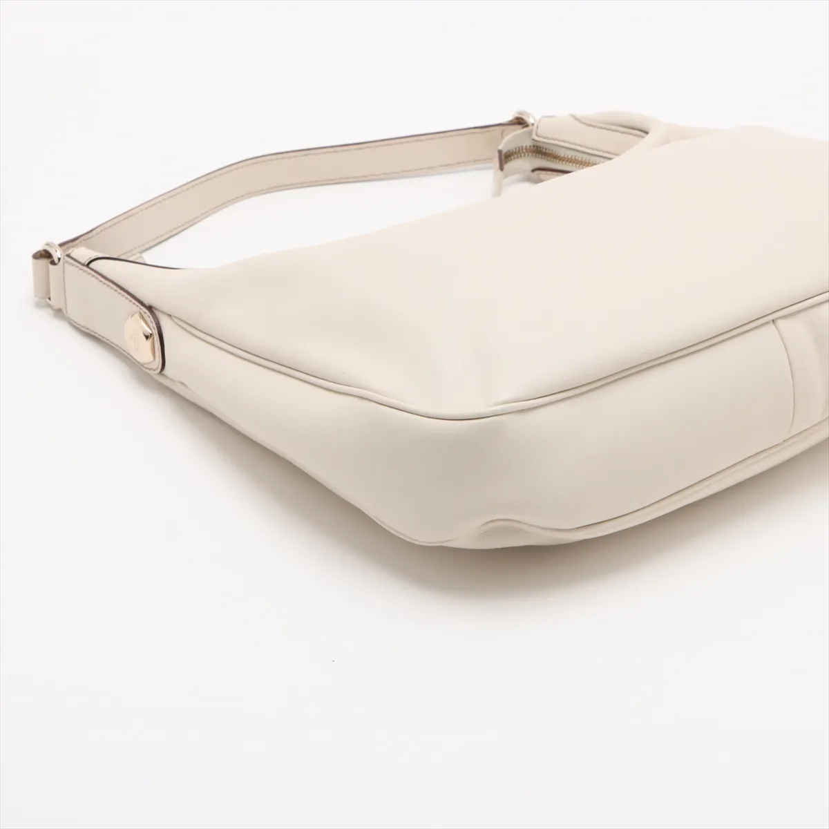 leather shoulder bag white 153010 — view 4