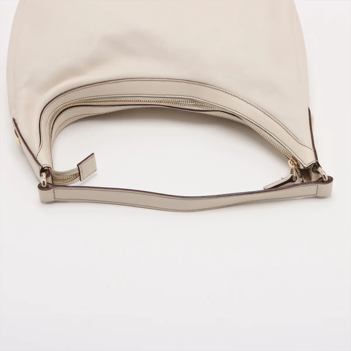leather shoulder bag white 153010 — view 5