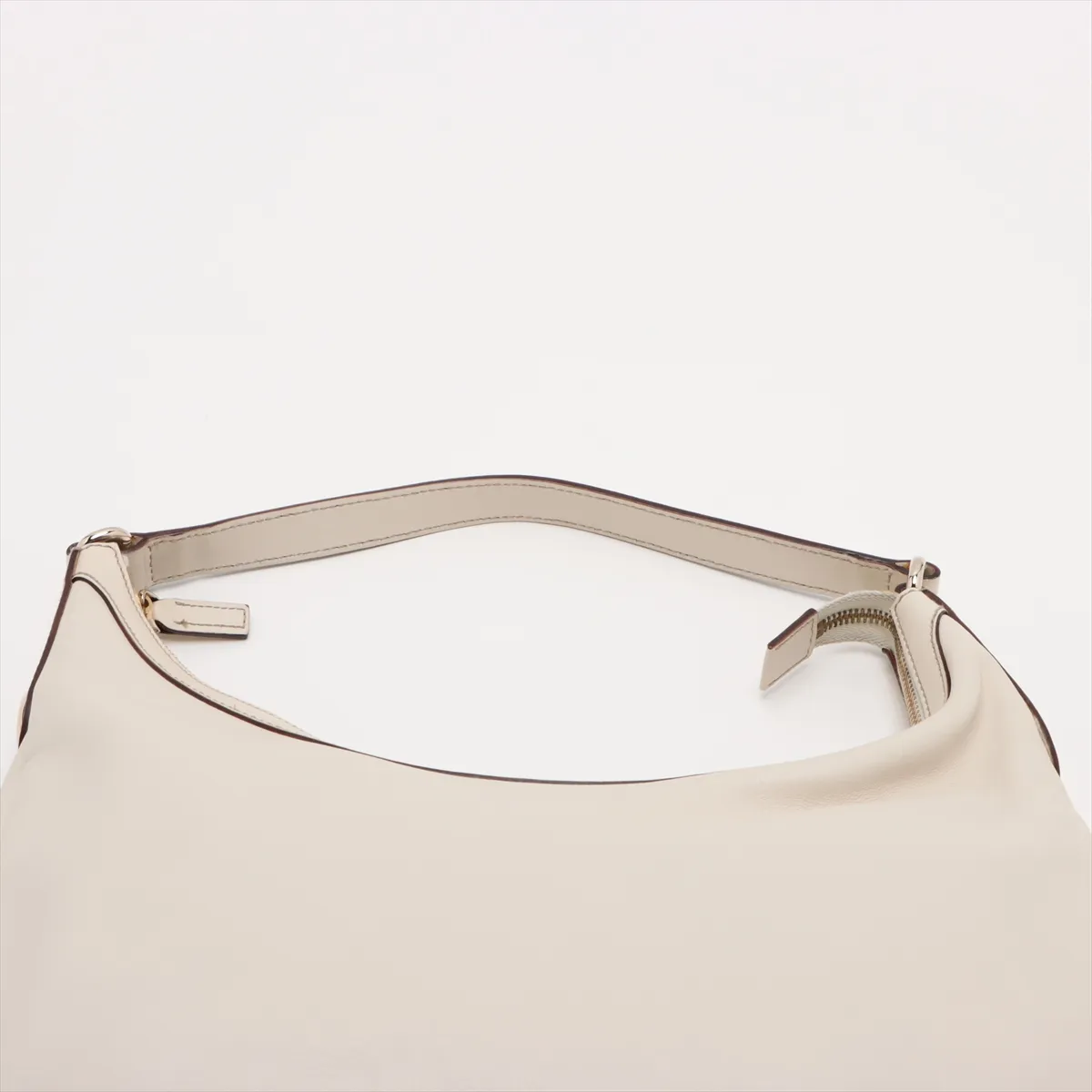 leather shoulder bag white 153010 — view 6