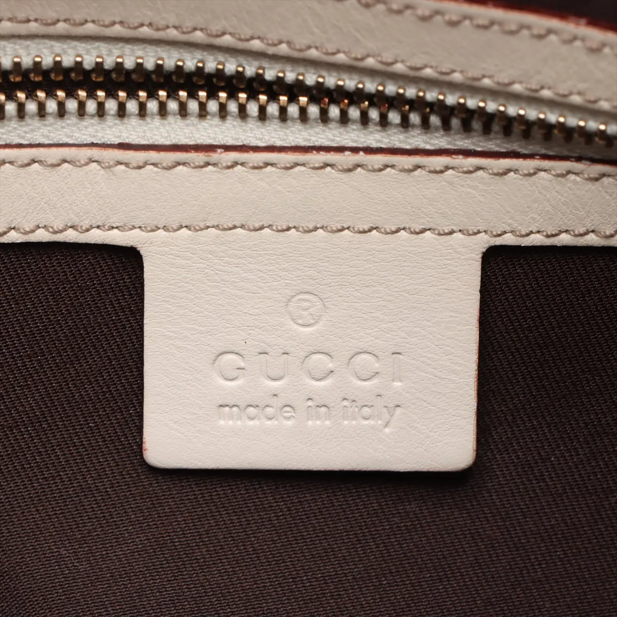 leather shoulder bag white 153010 — view 9