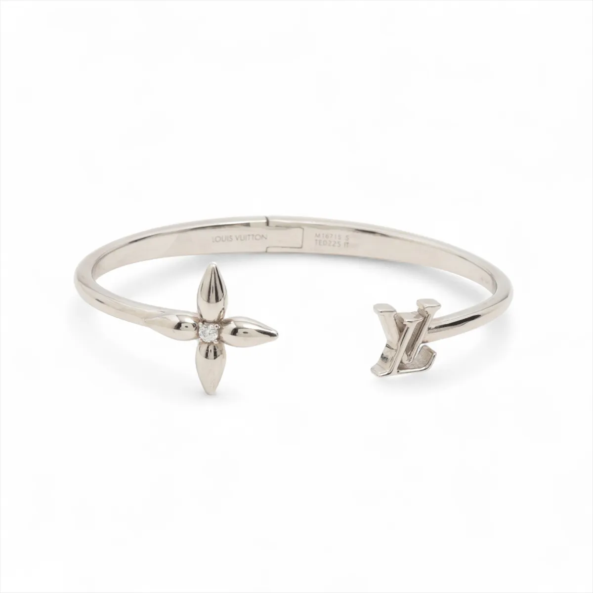 M1671S Bracelet Louisette Signature TE0225 Bangle S Metal Silver