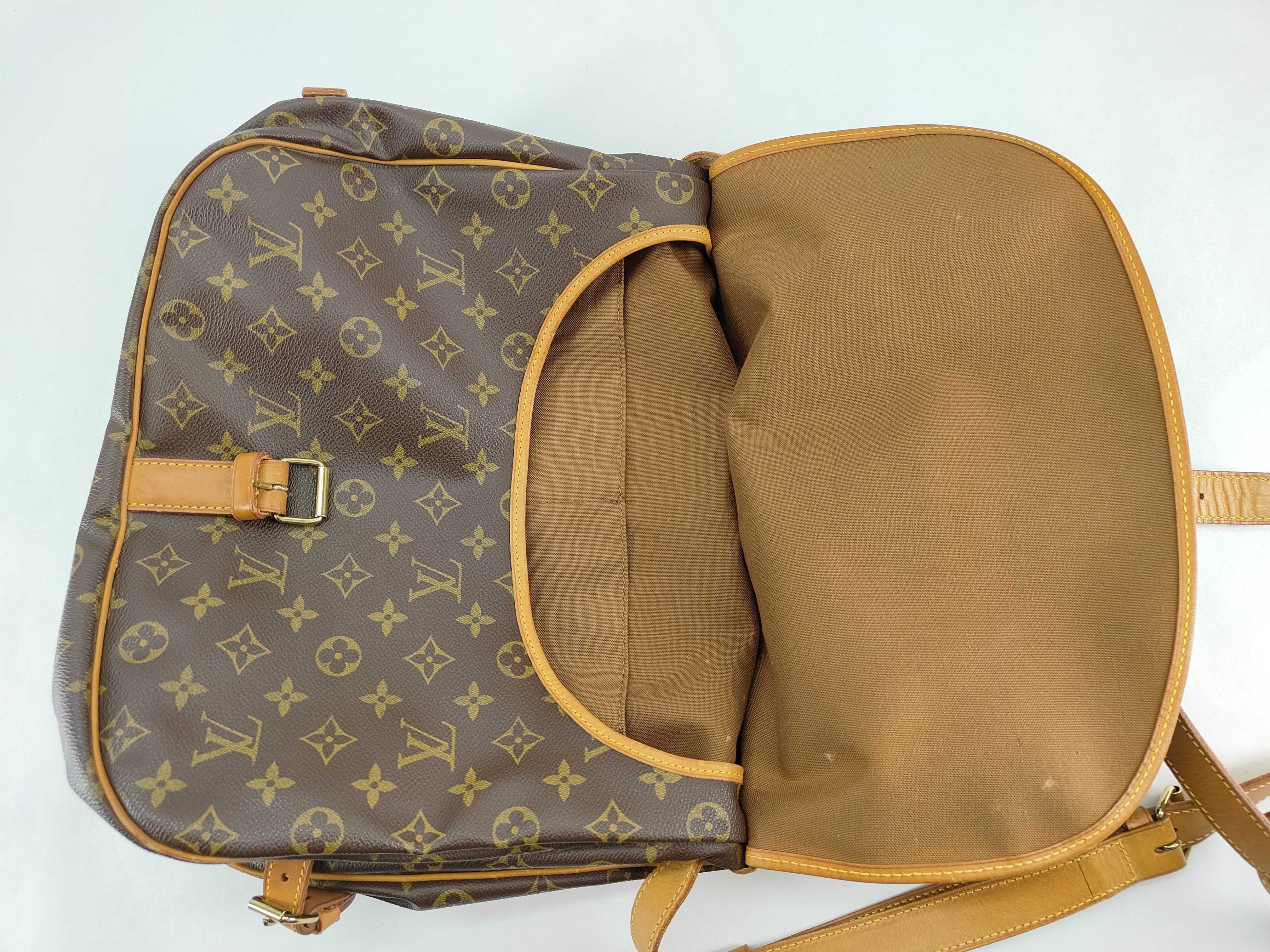 Monogram Louis Vuitton Saumur 35 Shoulder Bag — view 12