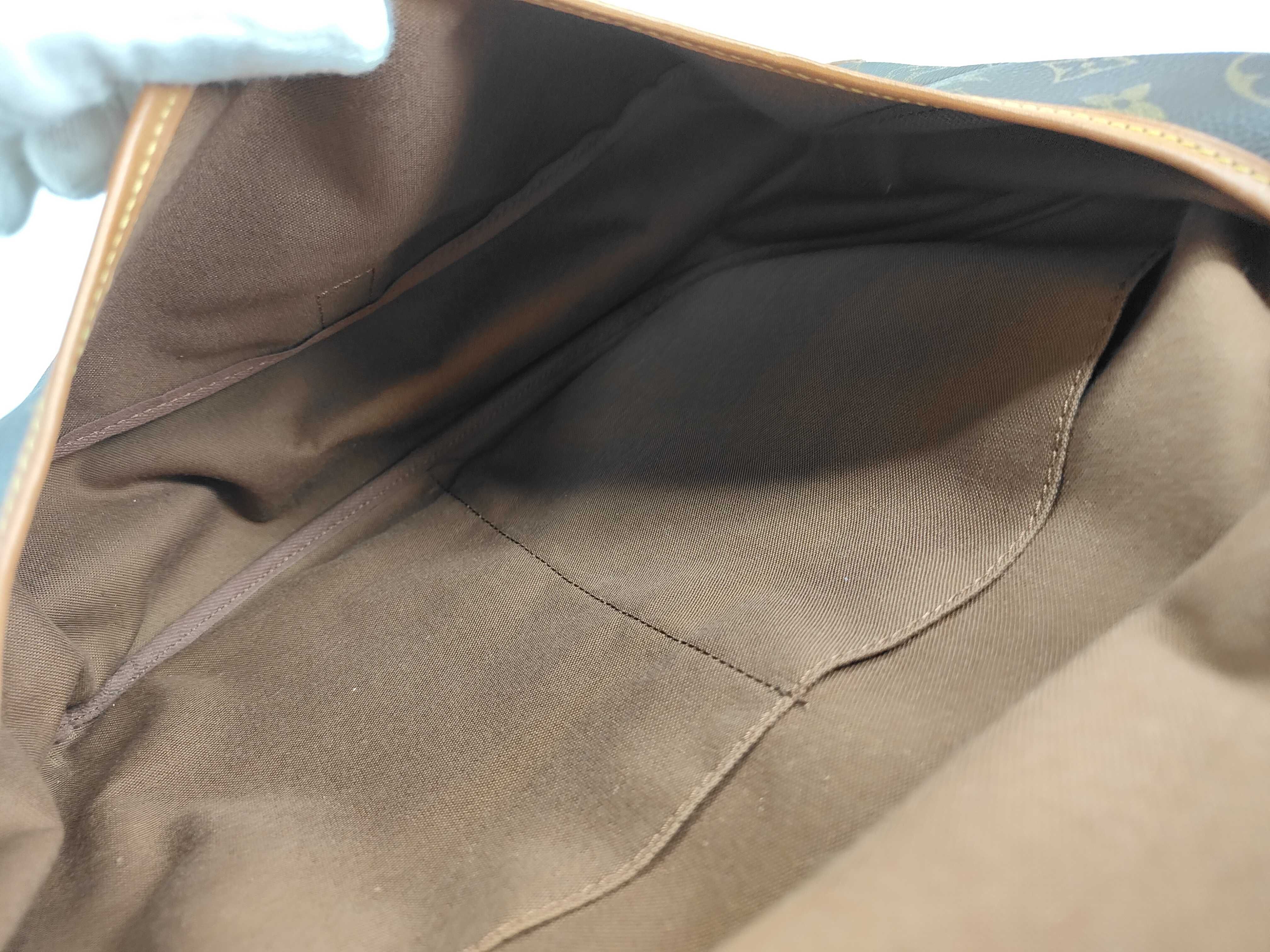 Monogram Louis Vuitton Saumur 35 Shoulder Bag — view 13