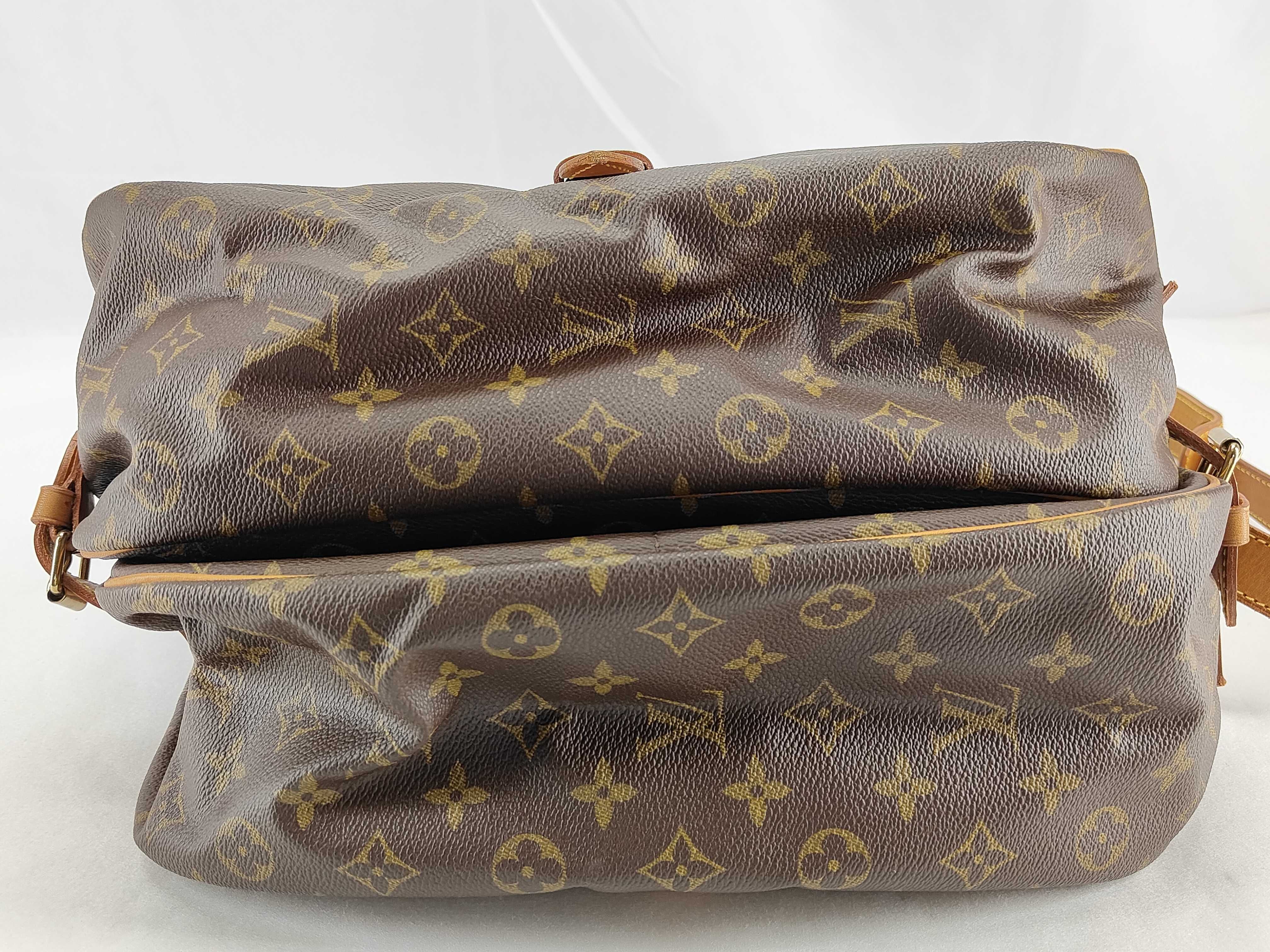 Monogram Louis Vuitton Saumur 35 Shoulder Bag — view 7