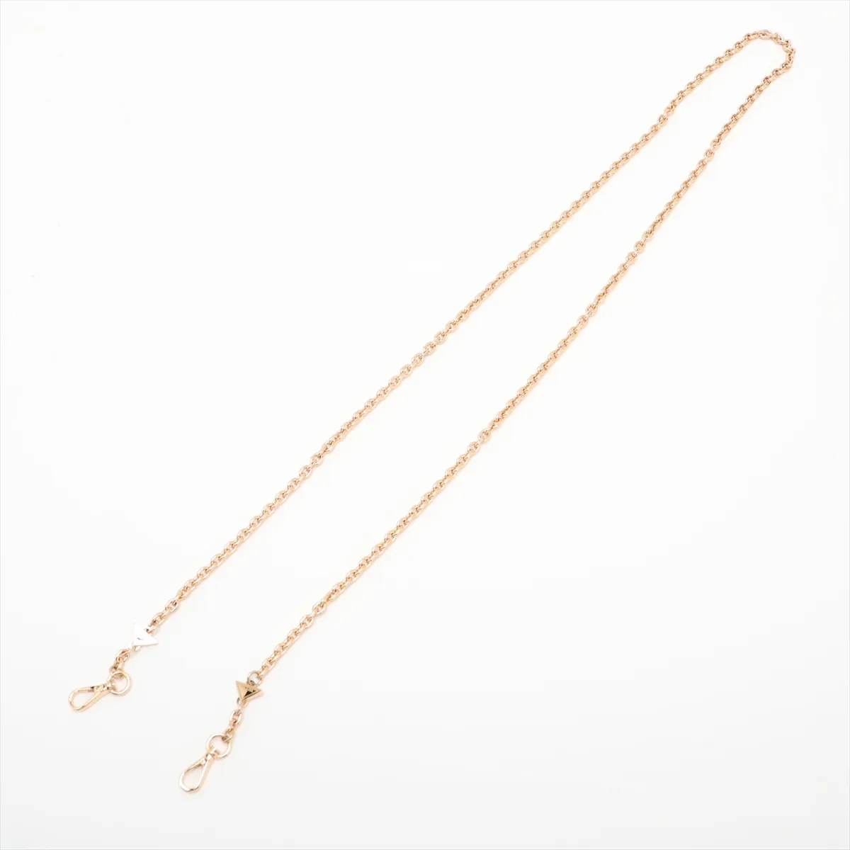 Saffiano Leather Chain Shoulder Bag, Orange, 1BC245 — view 5