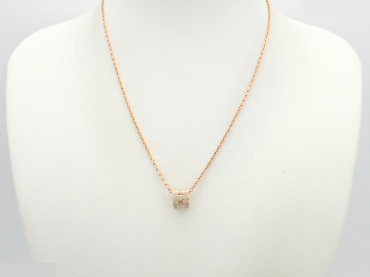Necklace, Mini Pop, Gold, Chain approx. 38cm — view 3