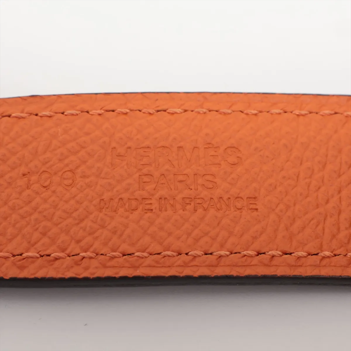 Mini Constance H Belt C: 2018 Belt 80 Vaux Swift x Vaux Epson Black x Orange — view 5