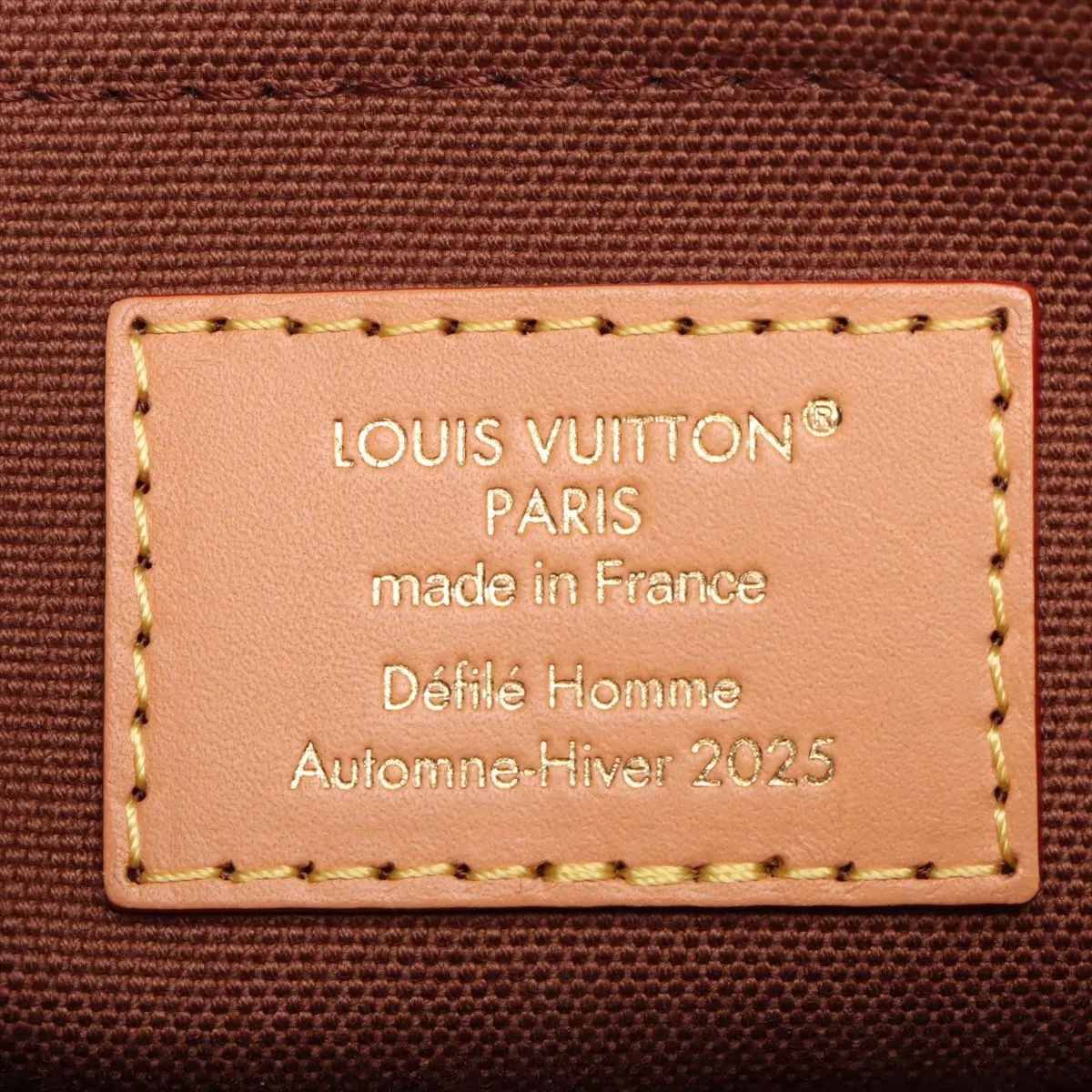 Vuitton x NIGO Monogram Landscape Pochette Voyage Souple M26015 Brown RFID reaction available — view 9