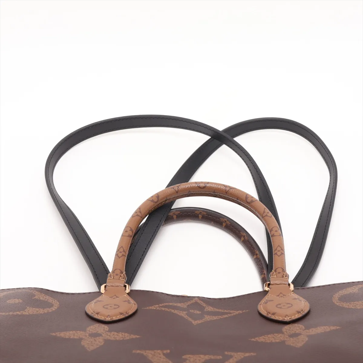 Giant Monogram Reverse OnTheGo GM M45320 DU0211 Brown (RFID detected) — view 6