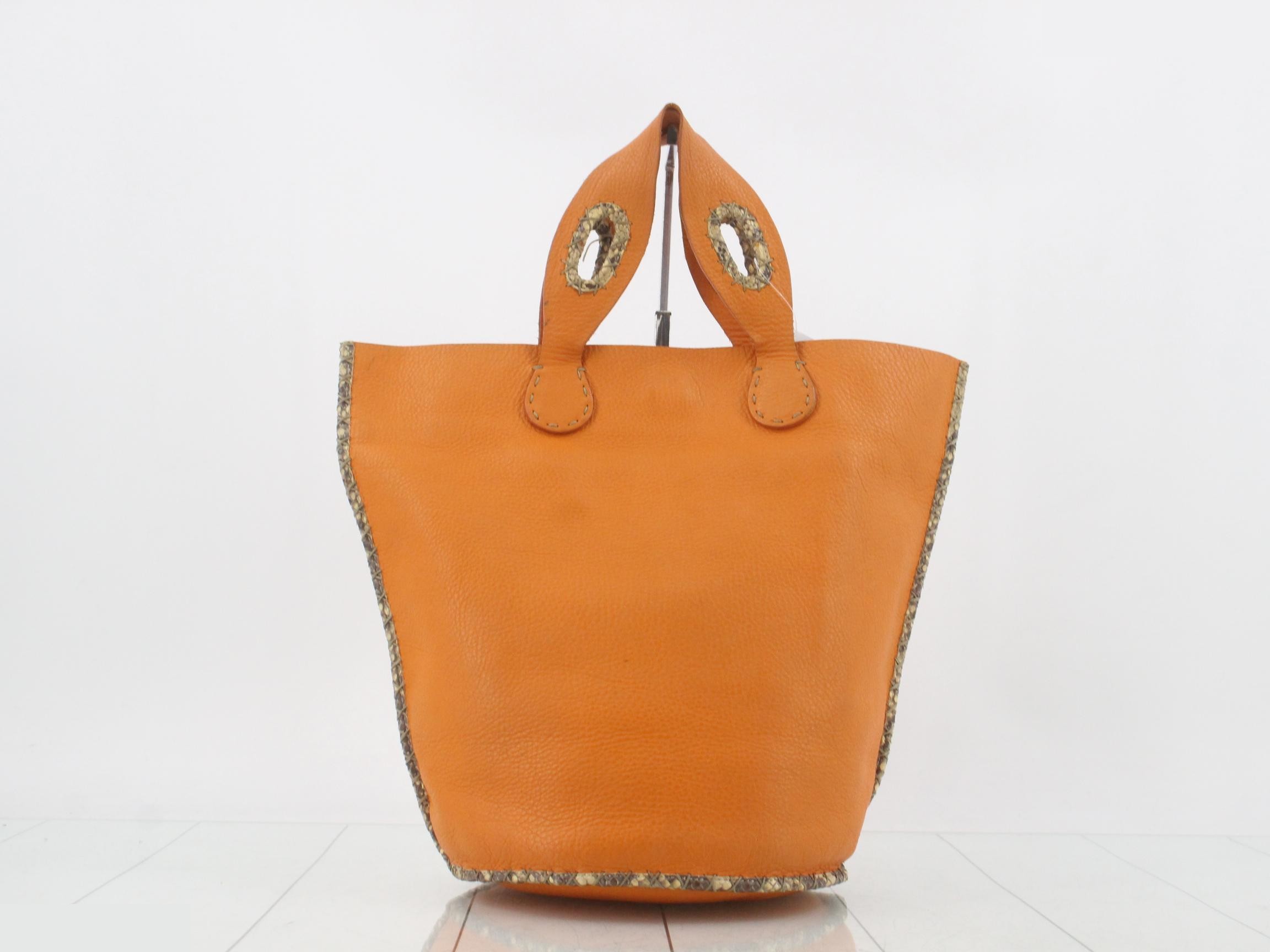 Selleria Python Tote Bag — view 2