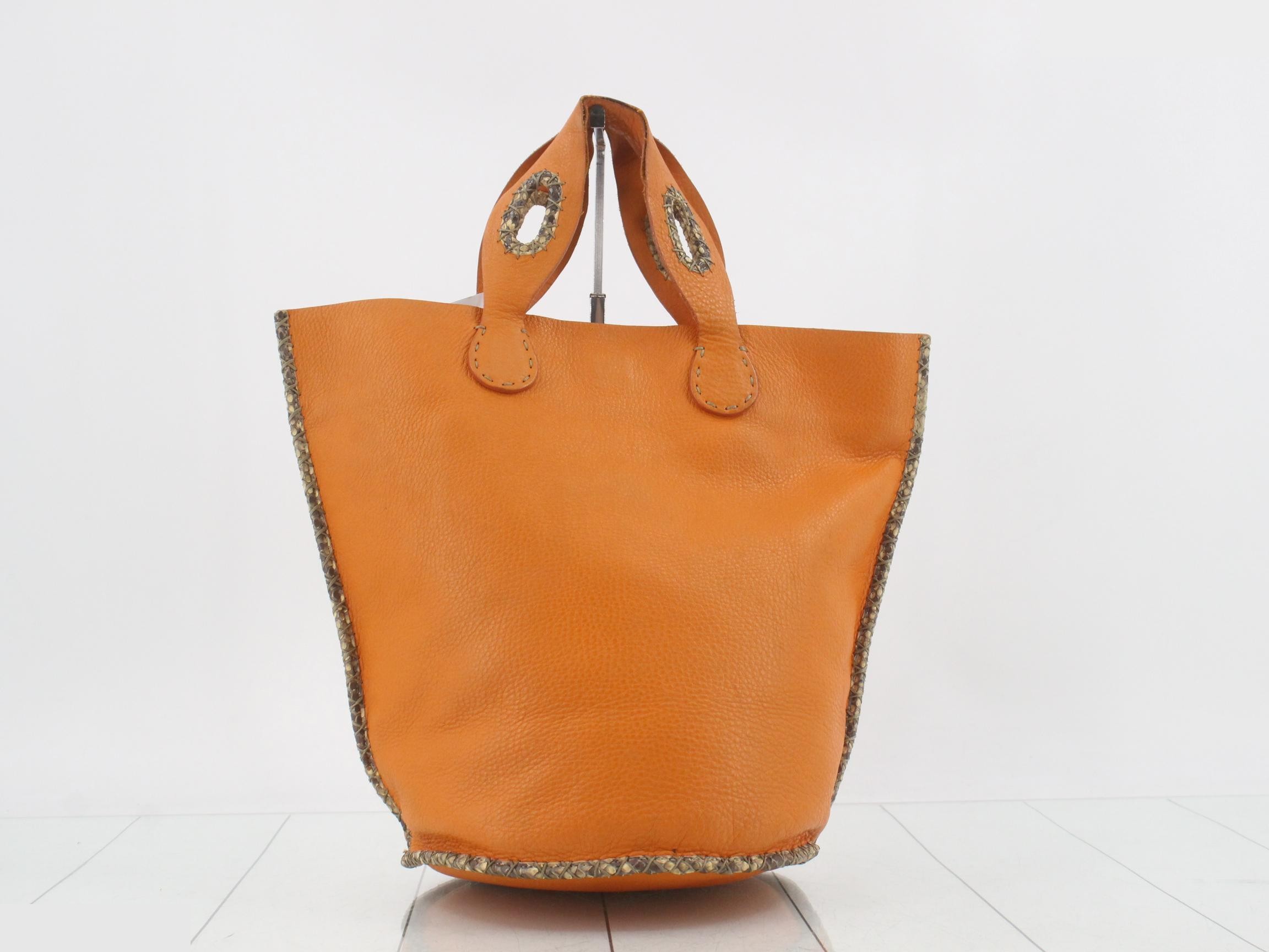 Selleria Python Tote Bag — view 3
