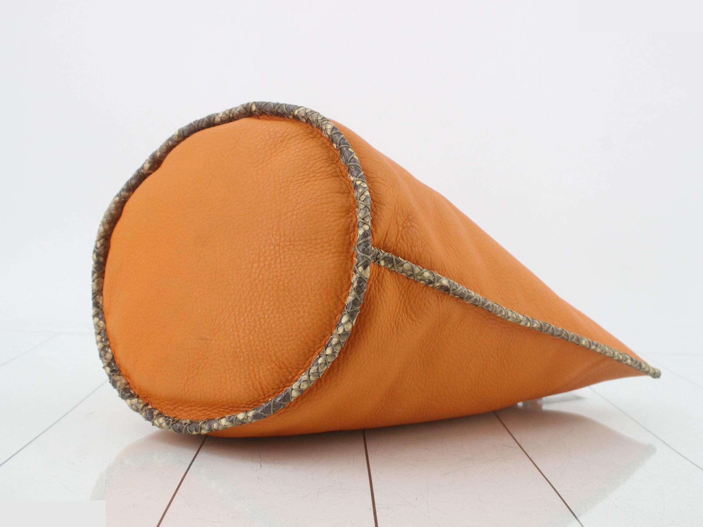 Selleria Python Tote Bag — view 7