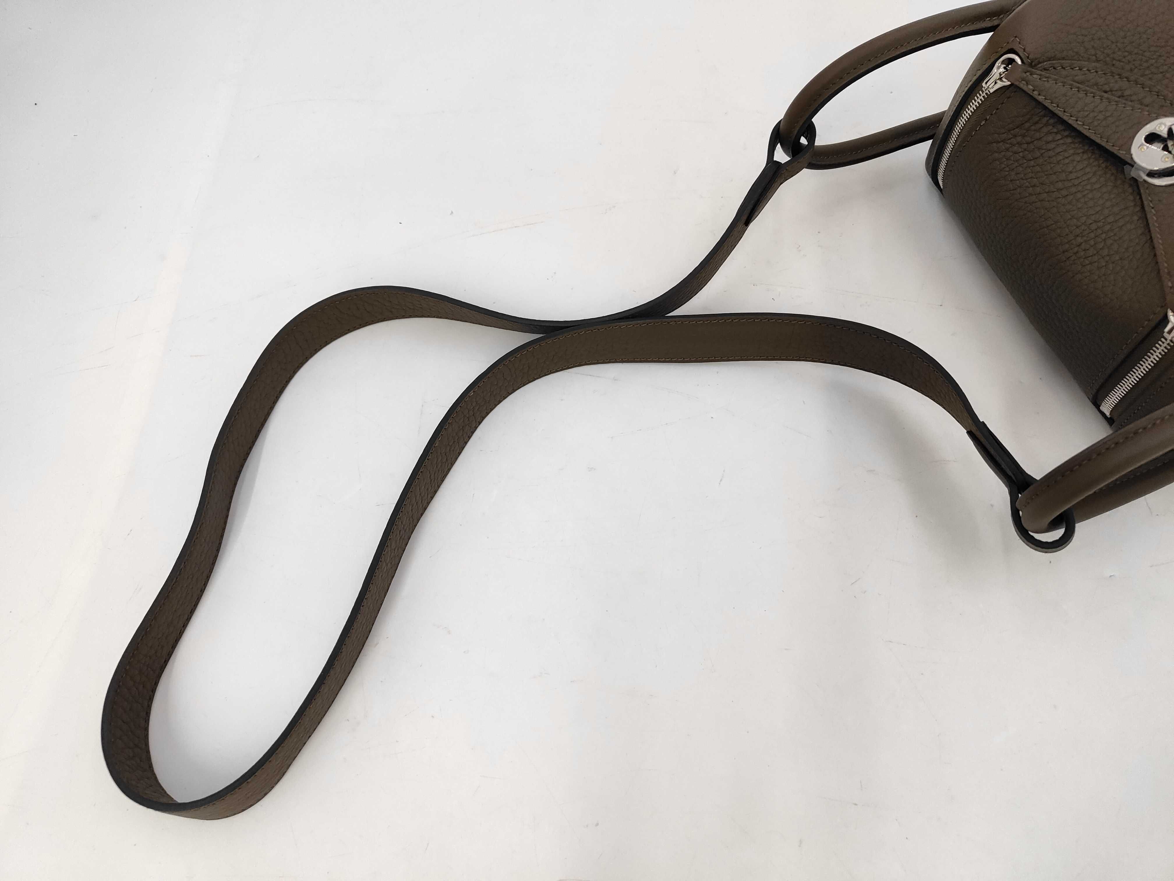 Mini Lindy 2 Vert Roden x Taurillon Clemence x Silver Hardware x G Stamp Shoulder Bag — view 4