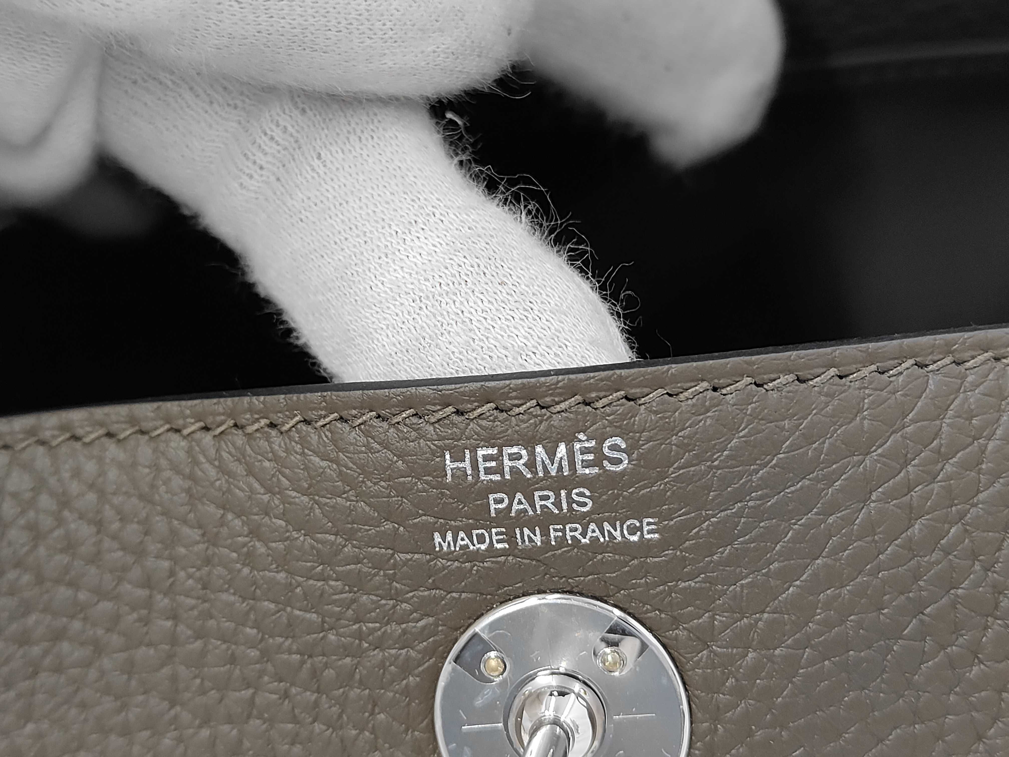 Mini Lindy 2 Vert Roden x Taurillon Clemence x Silver Hardware x G Stamp Shoulder Bag — view 7
