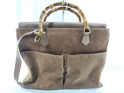 Bamboo Suede 002 2855 2-Way Shoulder Bag