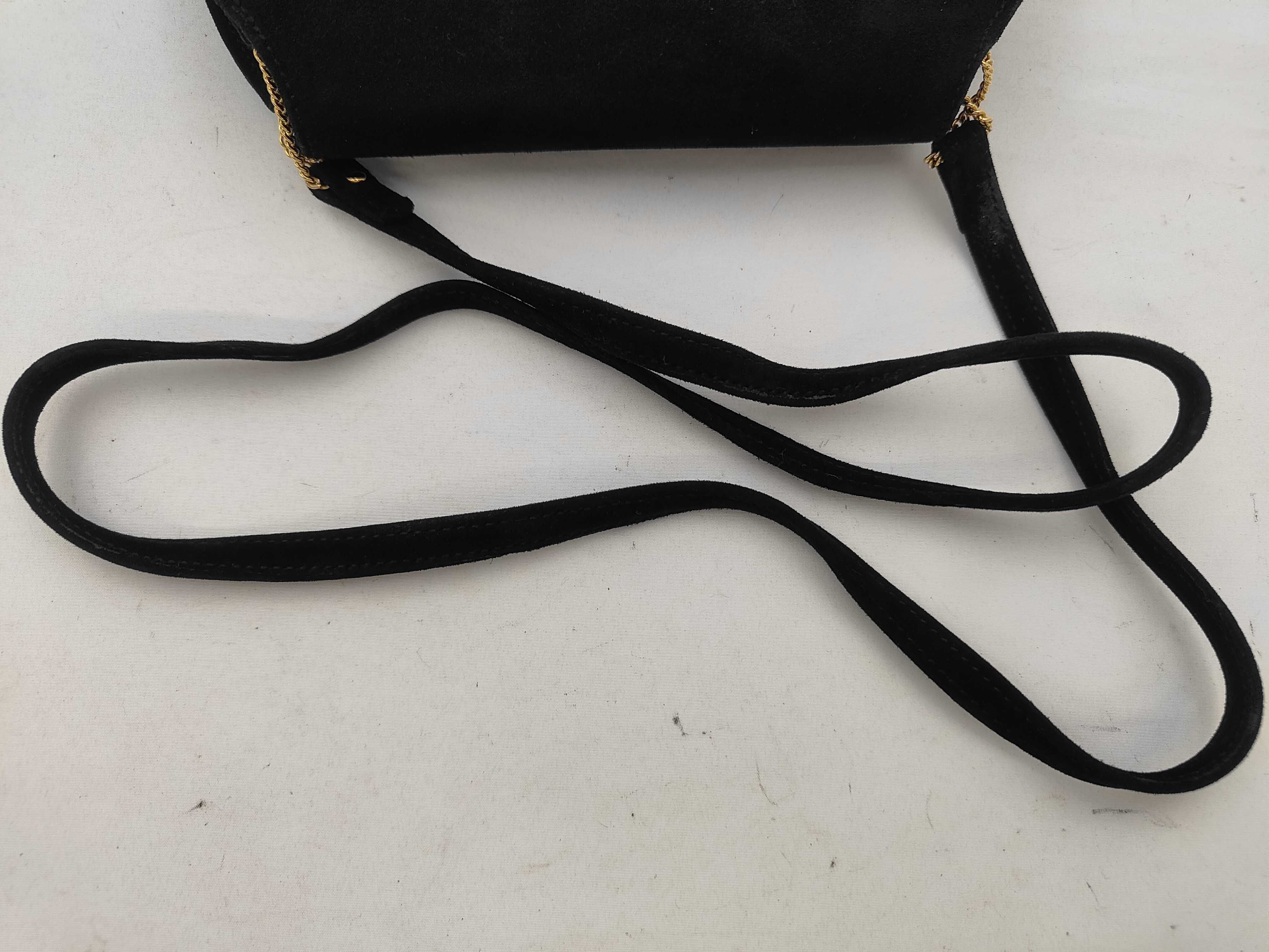 Claire de Lune Doblis Black Gold Hardware Handbag ( X stamp) — view 3