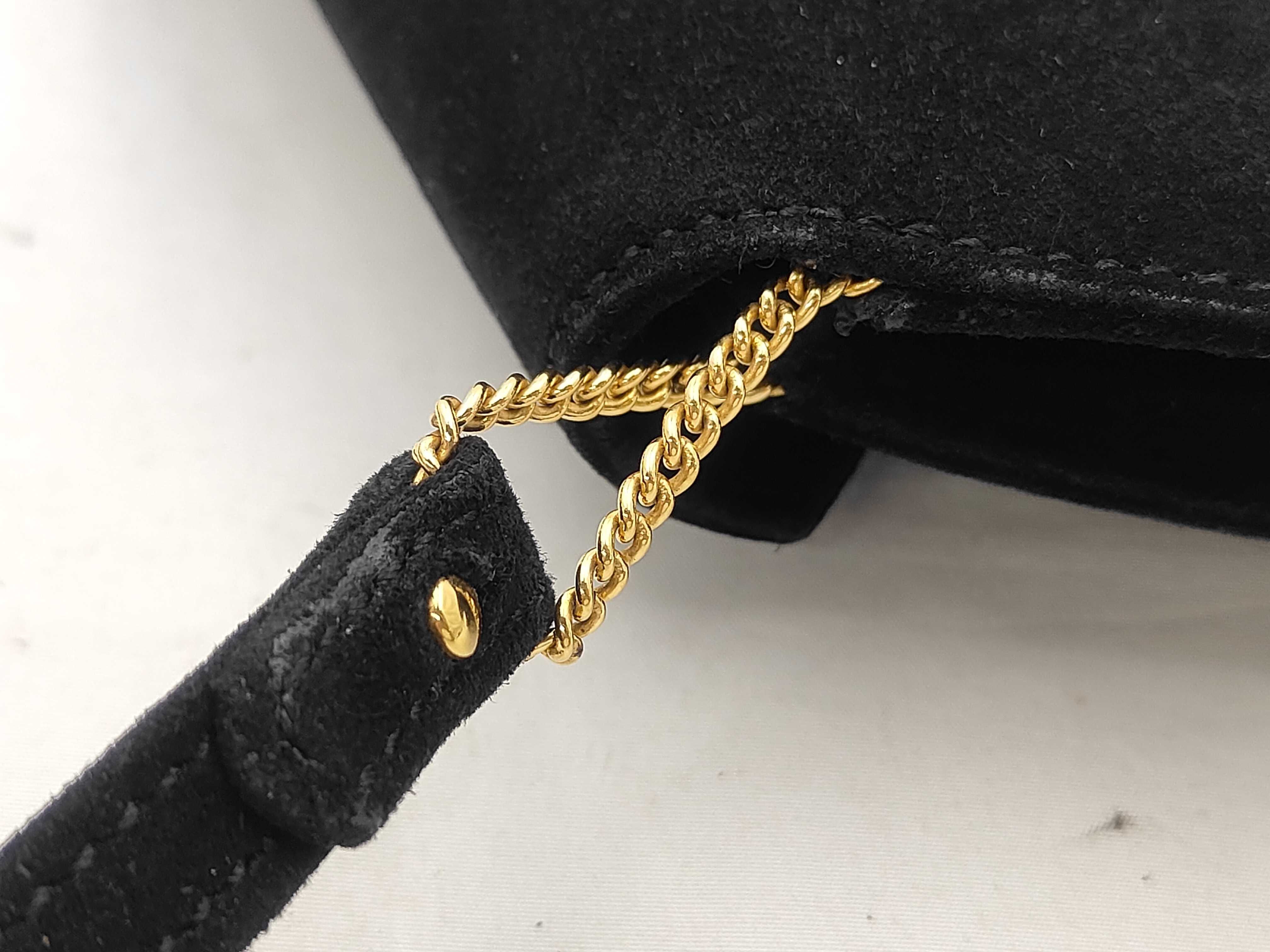 Claire de Lune Doblis Black Gold Hardware Handbag ( X stamp) — view 5