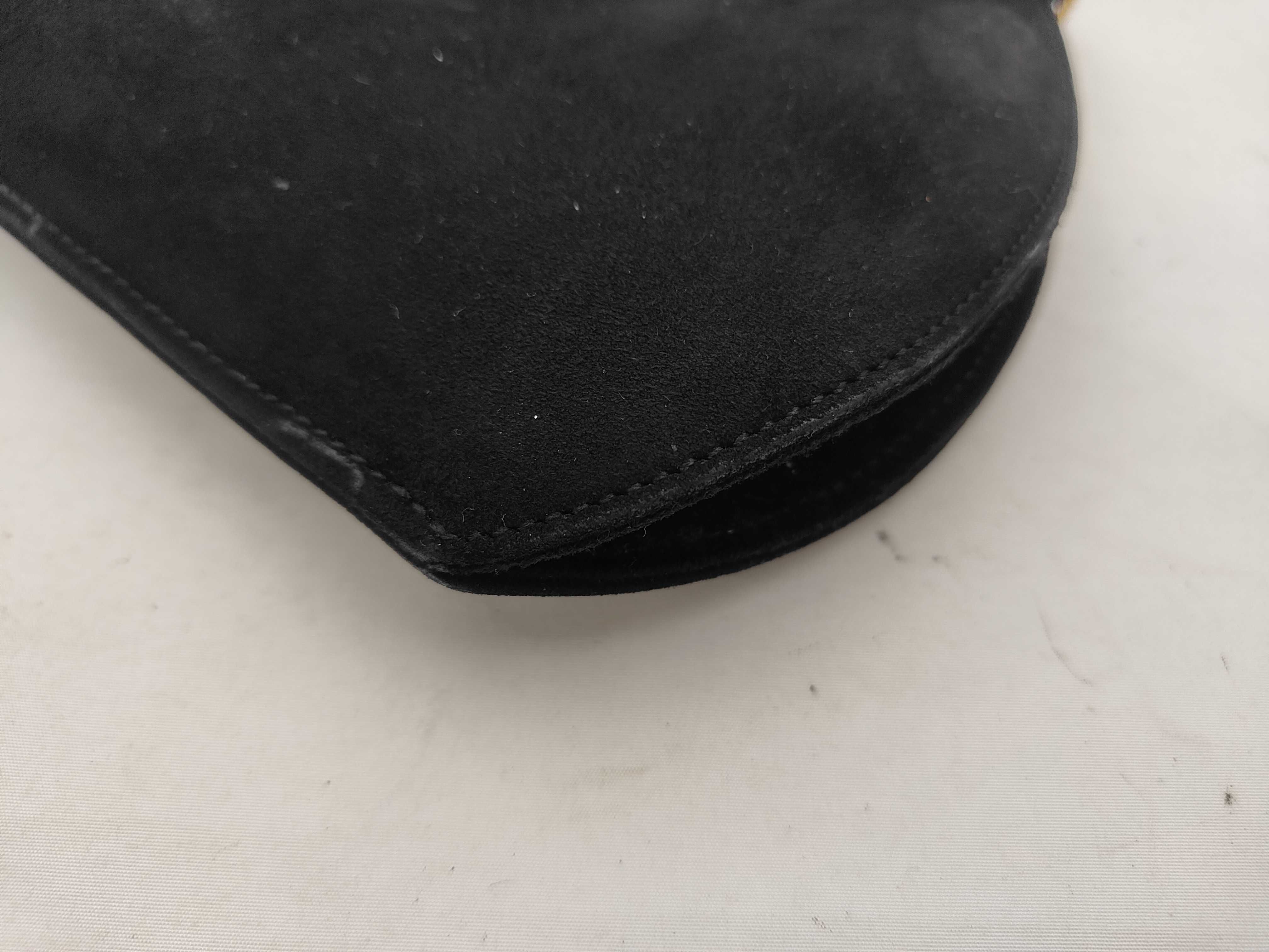 Claire de Lune Doblis Black Gold Hardware Handbag ( X stamp) — view 6