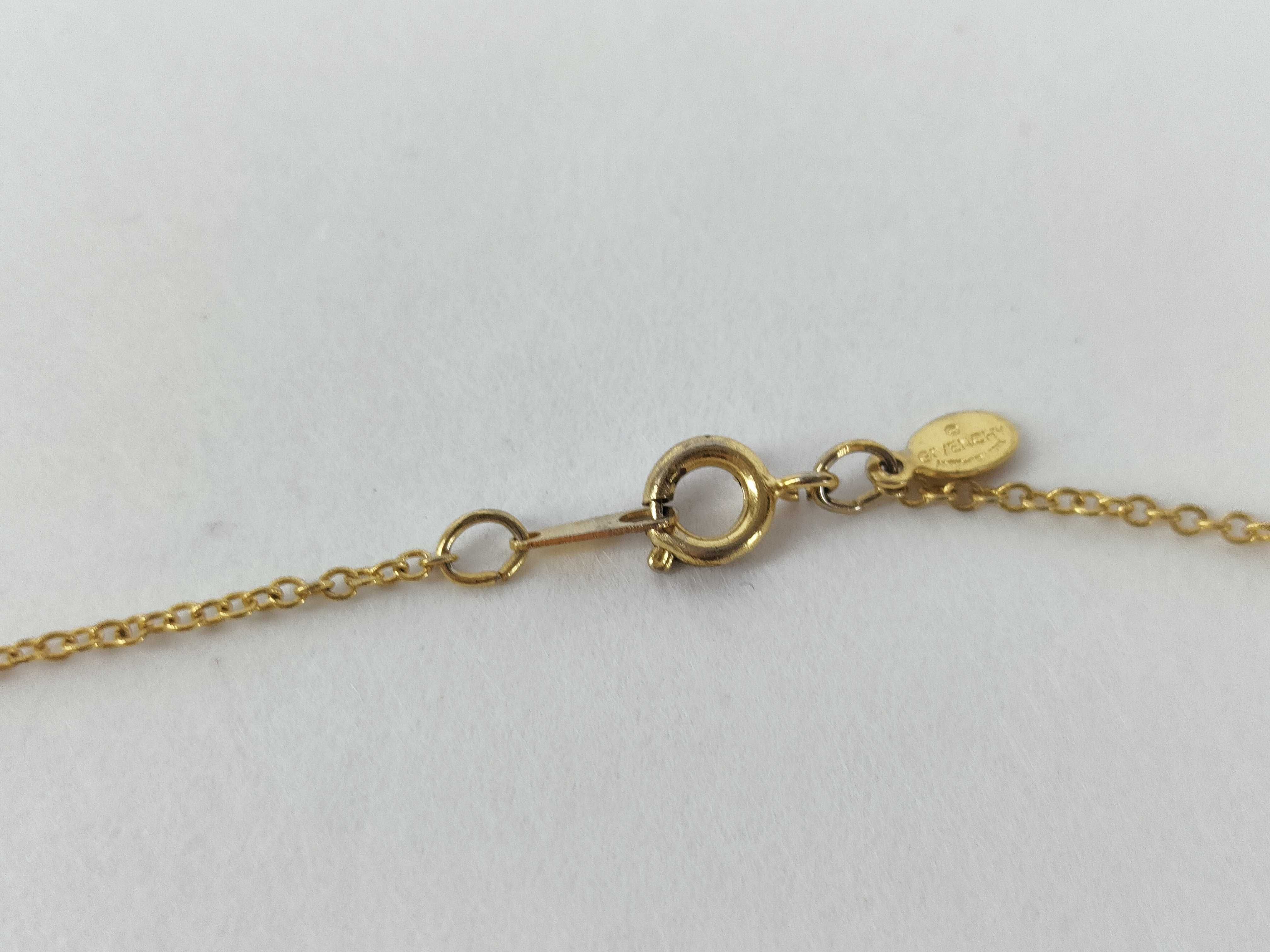 G-logo Square Rhinestone Gold Necklace — view 5